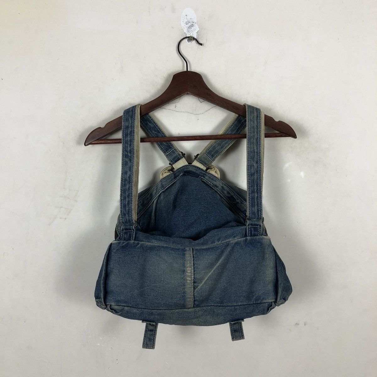 Japanese Brand SHORT BAG DENIM VIA DEMIZON INSPIRED BY KAPITAL JAPAN Size ONE SIZE - 6 Thumbnail