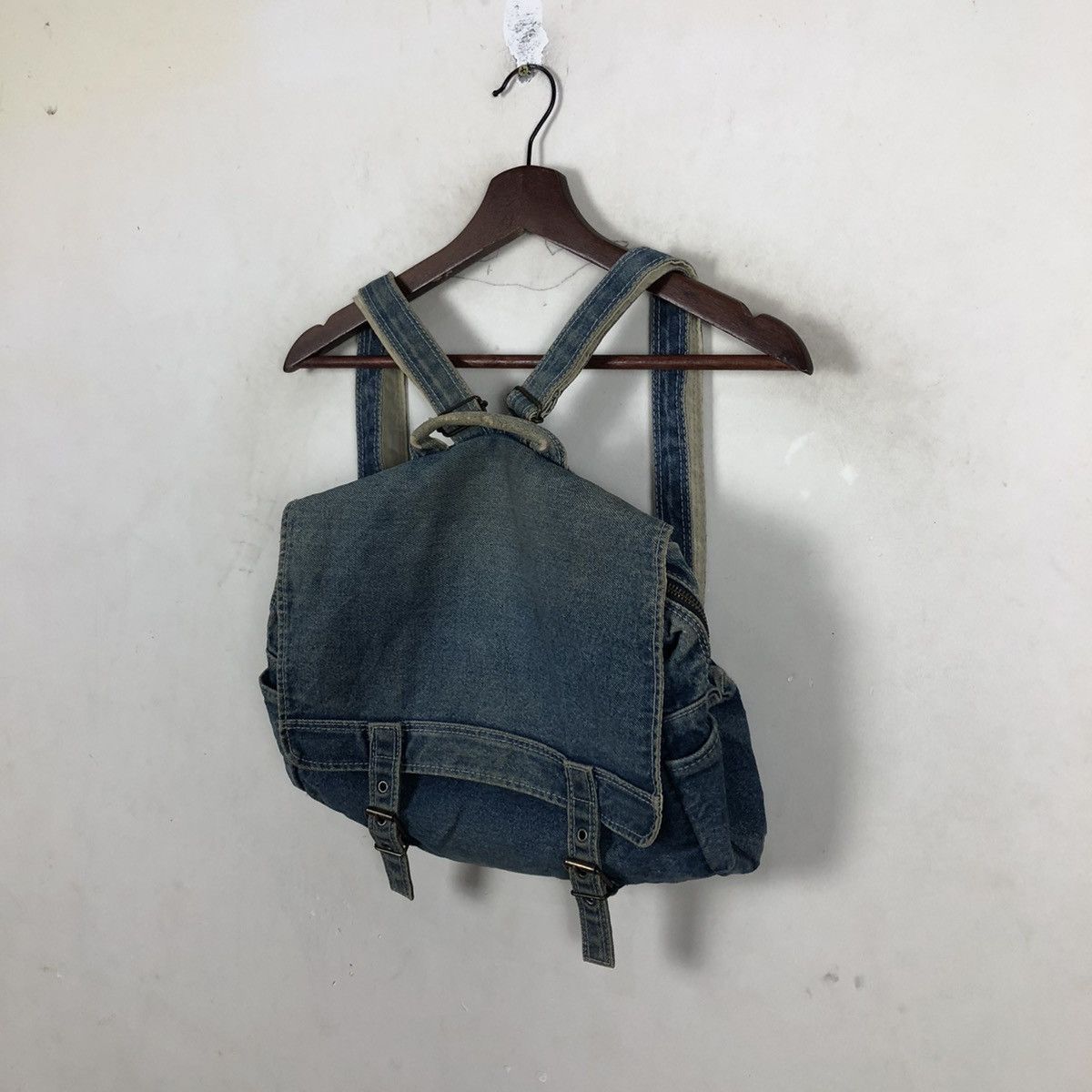 Japanese Brand SHORT BAG DENIM VIA DEMIZON INSPIRED BY KAPITAL JAPAN Size ONE SIZE - 3 Thumbnail