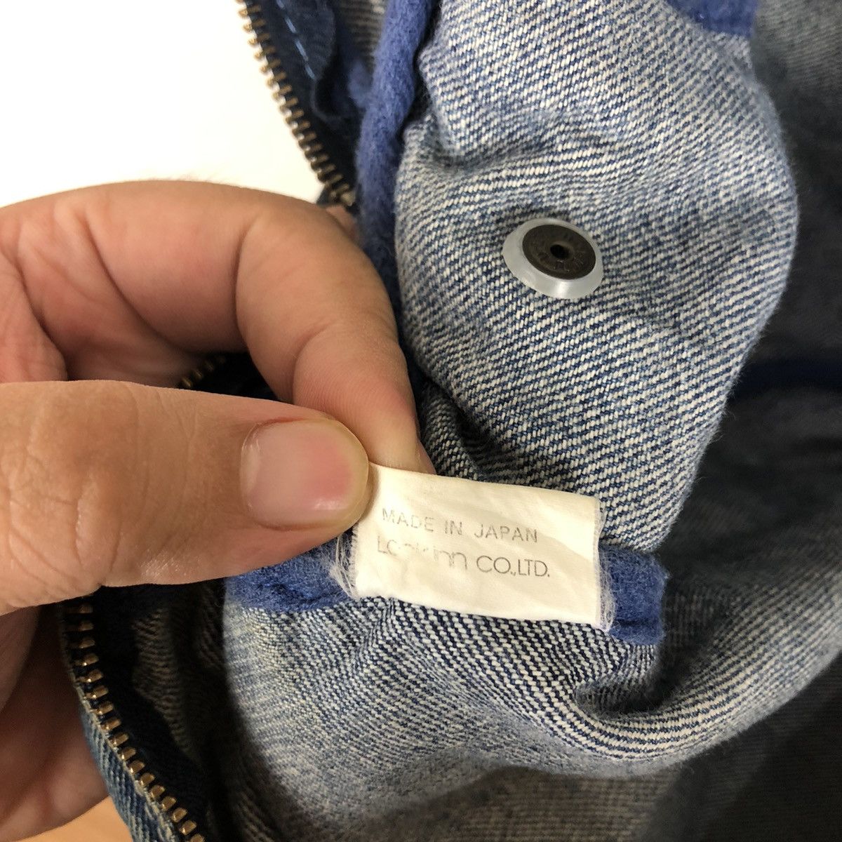 Japanese Brand SHORT BAG DENIM VIA DEMIZON INSPIRED BY KAPITAL JAPAN Size ONE SIZE - 14 Thumbnail
