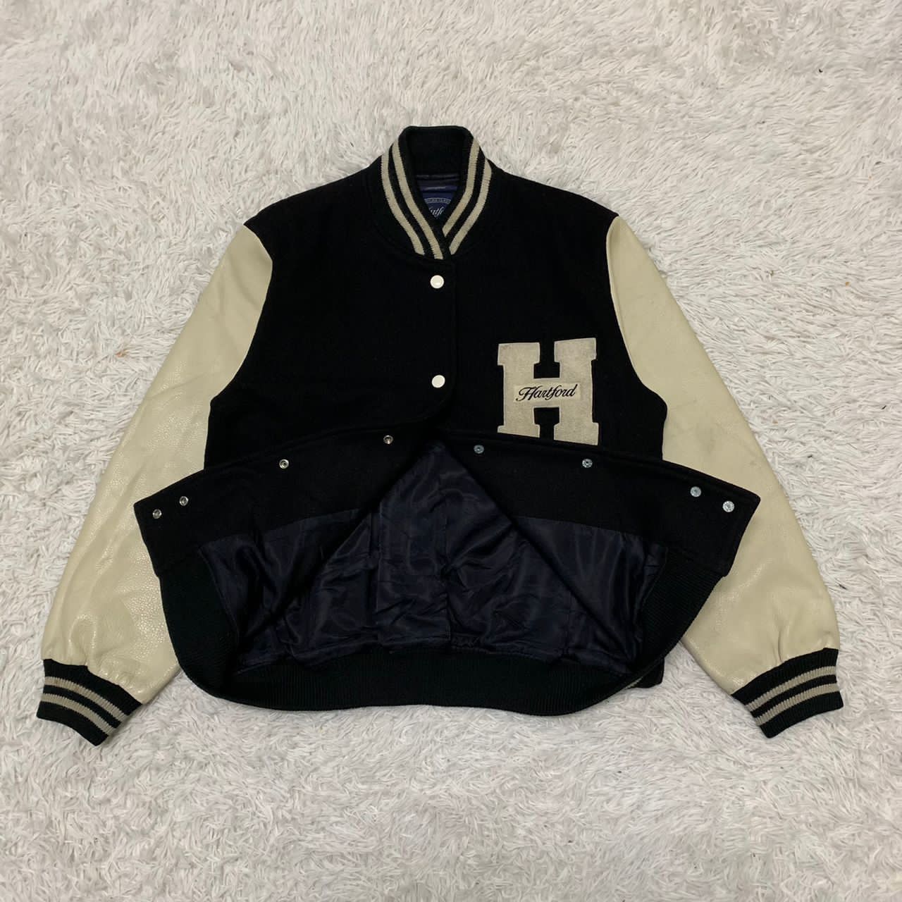 Hartford Vtg American Classic Hartford Varsity Jacket Size US M / EU 48-50 / 2 - 2 Thumbnail