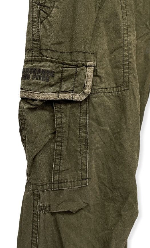 Abercrombie & Fitch Vintage 90's A&F Military Big Pocket Wide Zipped Leg Size US 36 / EU 52 - 5 Thumbnail
