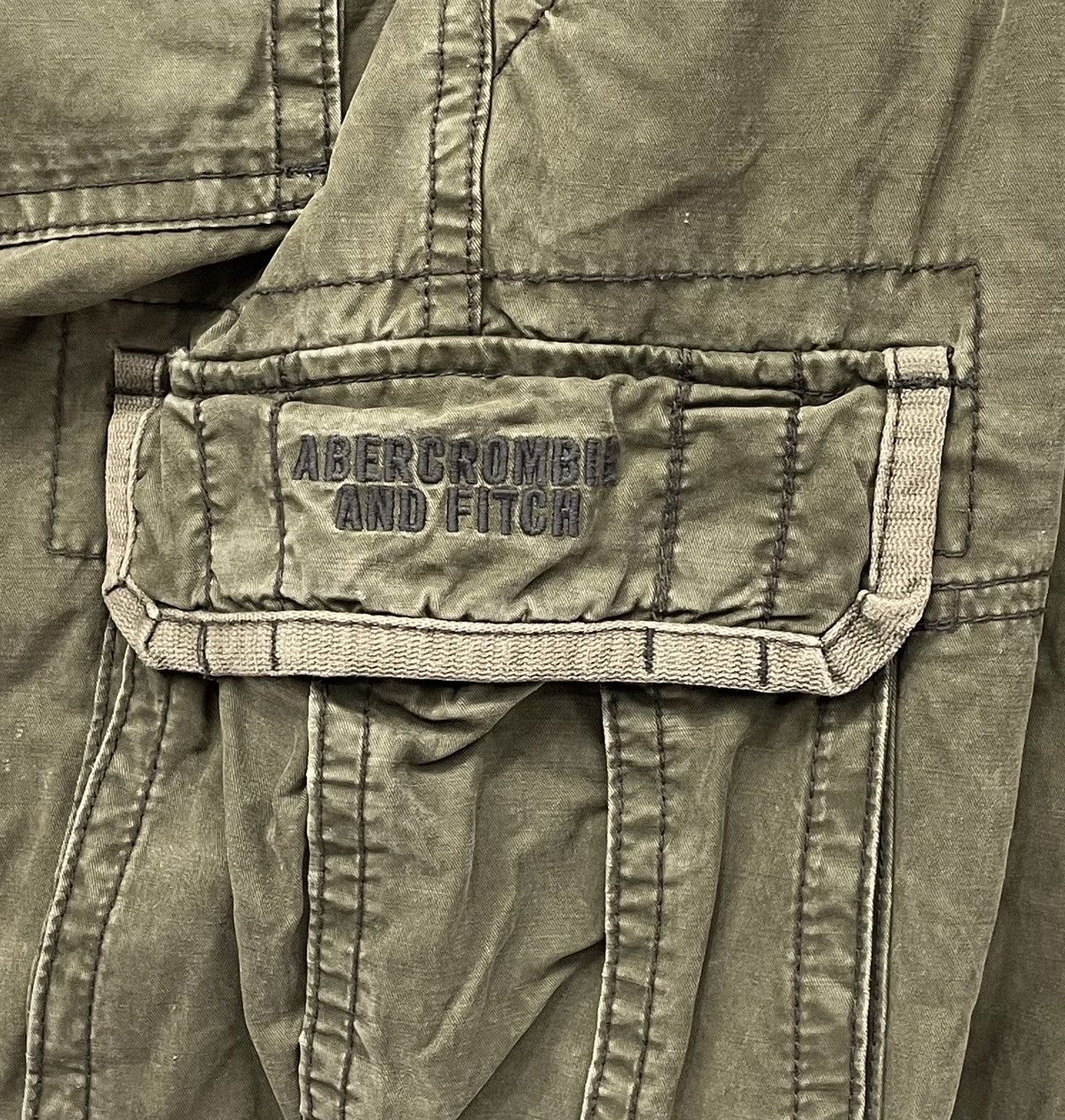 Abercrombie & Fitch Vintage 90's A&F Military Big Pocket Wide Zipped Leg Size US 36 / EU 52 - 6 Thumbnail