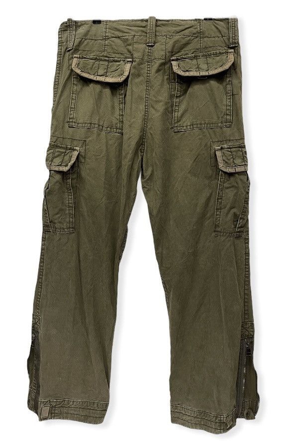 Abercrombie & Fitch Vintage 90's A&F Military Big Pocket Wide Zipped Leg Size US 36 / EU 52 - 11 Thumbnail