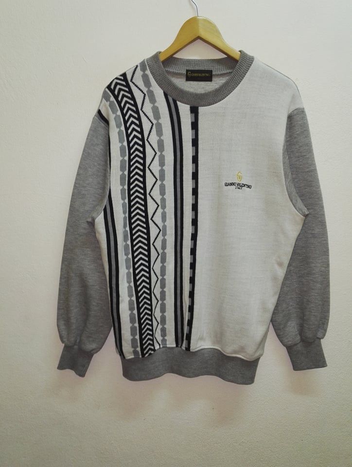 Aran Isles Knitwear Vintage Sweatshirt Gianni Valentino Knitwear Size US L / EU 52-54 / 3 - 1 Thumbnail