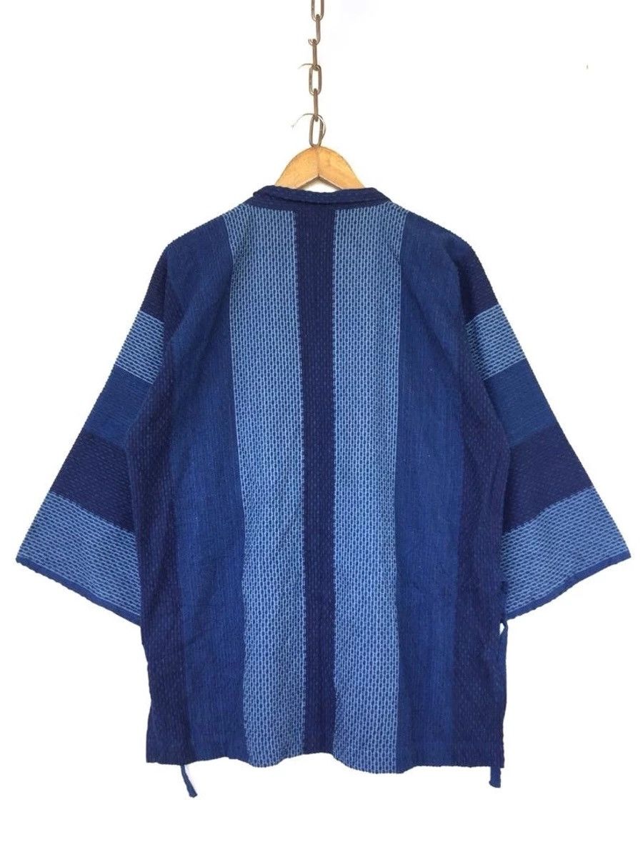 Indigo 🔥Vintage Japanese Traditional Sashiko Indigo Kimono Size US L / EU 52-54 / 3 - 6 Thumbnail