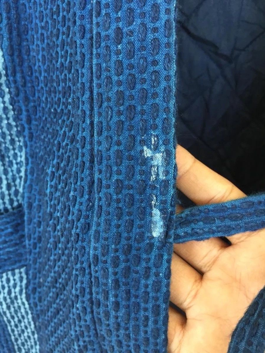 Indigo 🔥Vintage Japanese Traditional Sashiko Indigo Kimono Size US L / EU 52-54 / 3 - 8 Thumbnail