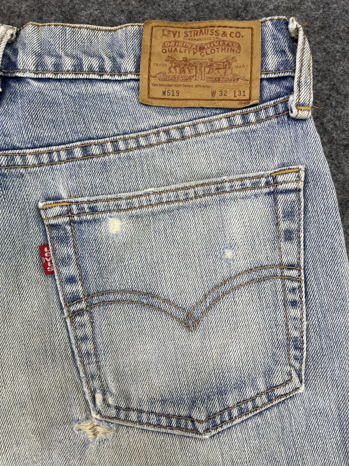 Levi's 90’s Vintage Levis 519 Distressed Jeans - J911 Size US 29 - 17 Thumbnail