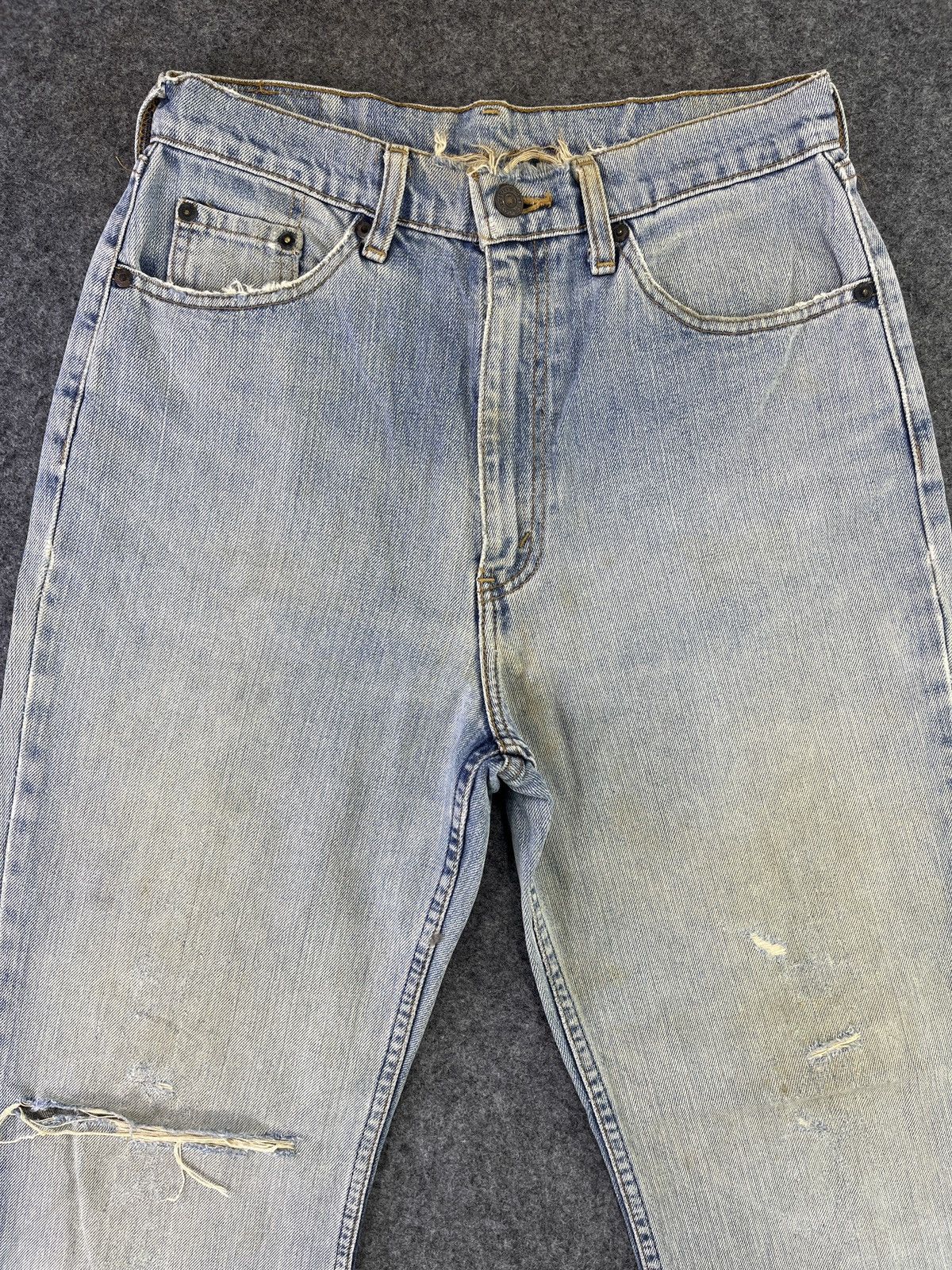Levi's 90’s Vintage Levis 519 Distressed Jeans - J911 Size US 29 - 3 Thumbnail