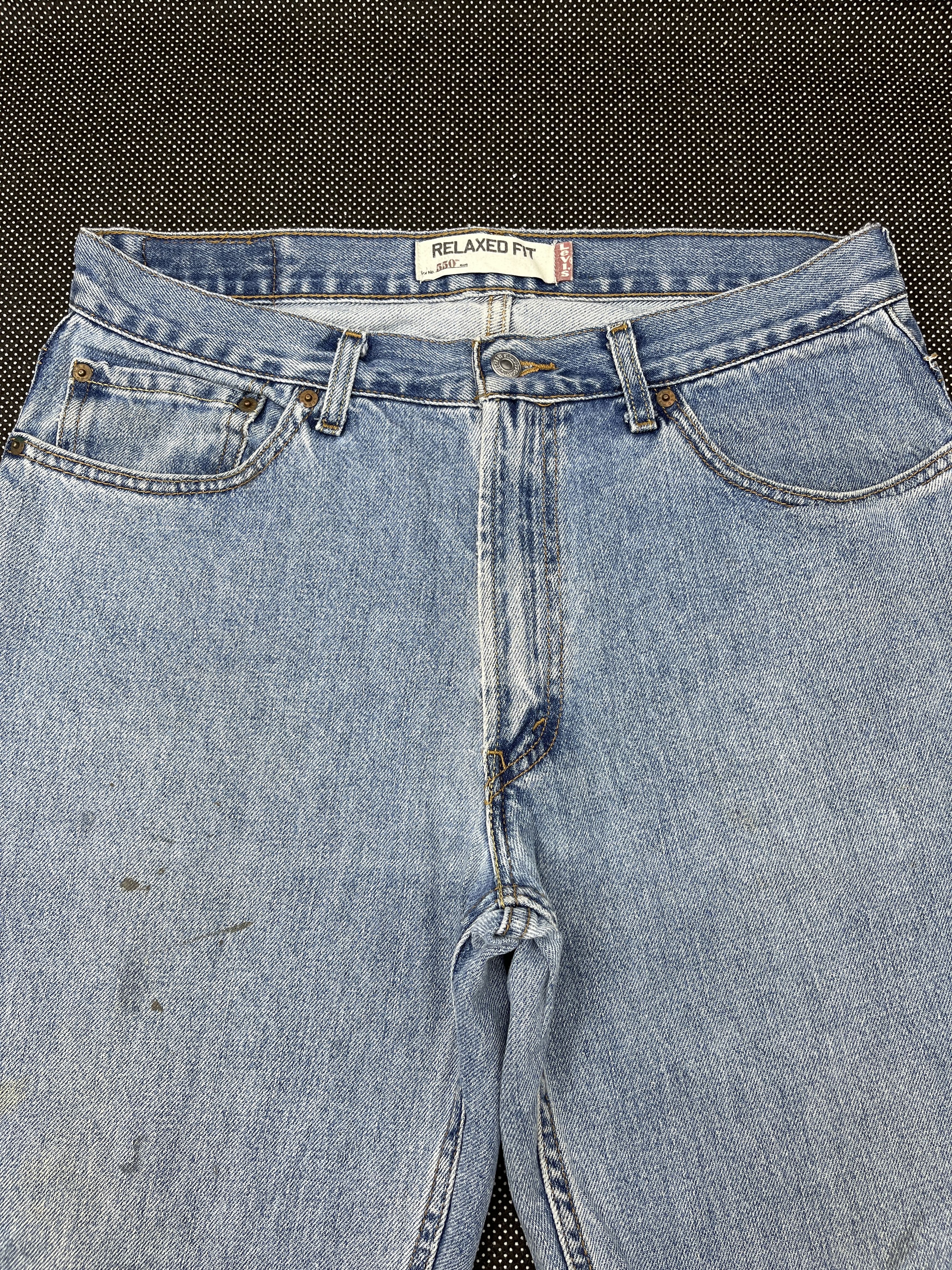 Levi's × Vintage Vintage Levis 550 Faded Jeans 34 x 34 - J173 Size US 34 / EU 50 - 3 Thumbnail