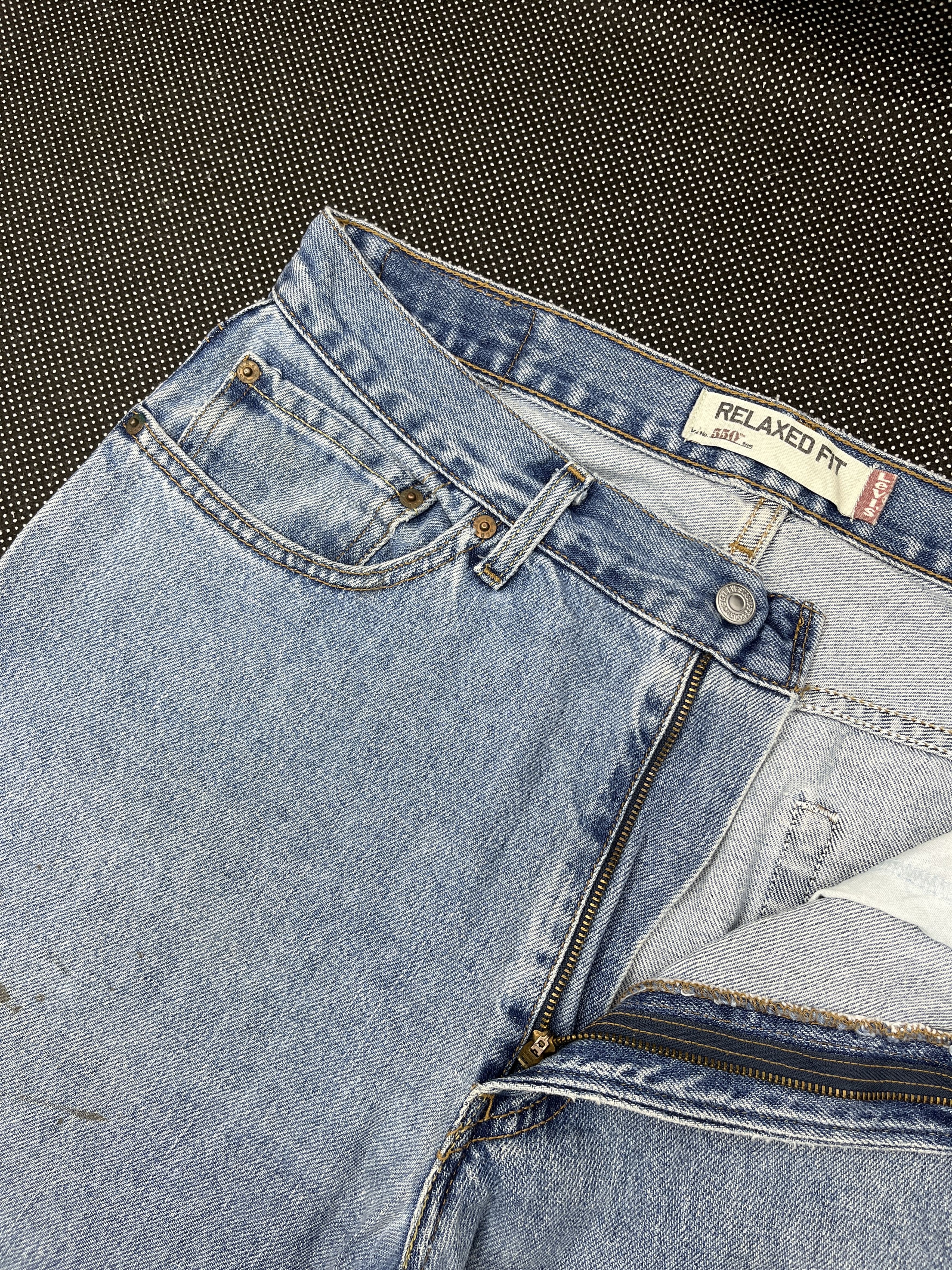 Levi's × Vintage Vintage Levis 550 Faded Jeans 34 x 34 - J173 Size US 34 / EU 50 - 6 Thumbnail