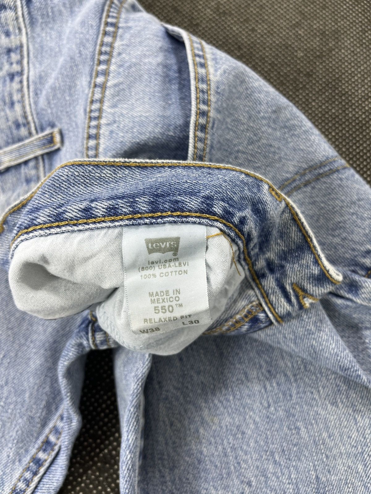 Levi's Vintage Distressed Levis 550 Jeans - J477 Size US 38 / EU 54 - 9 Thumbnail
