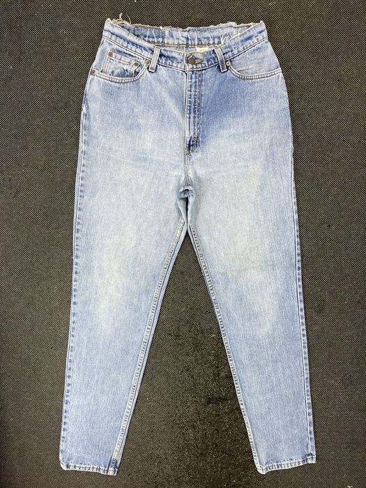 80s Vintage Levis / High Waisted Jeans / Faded LEVIS 512 Denim