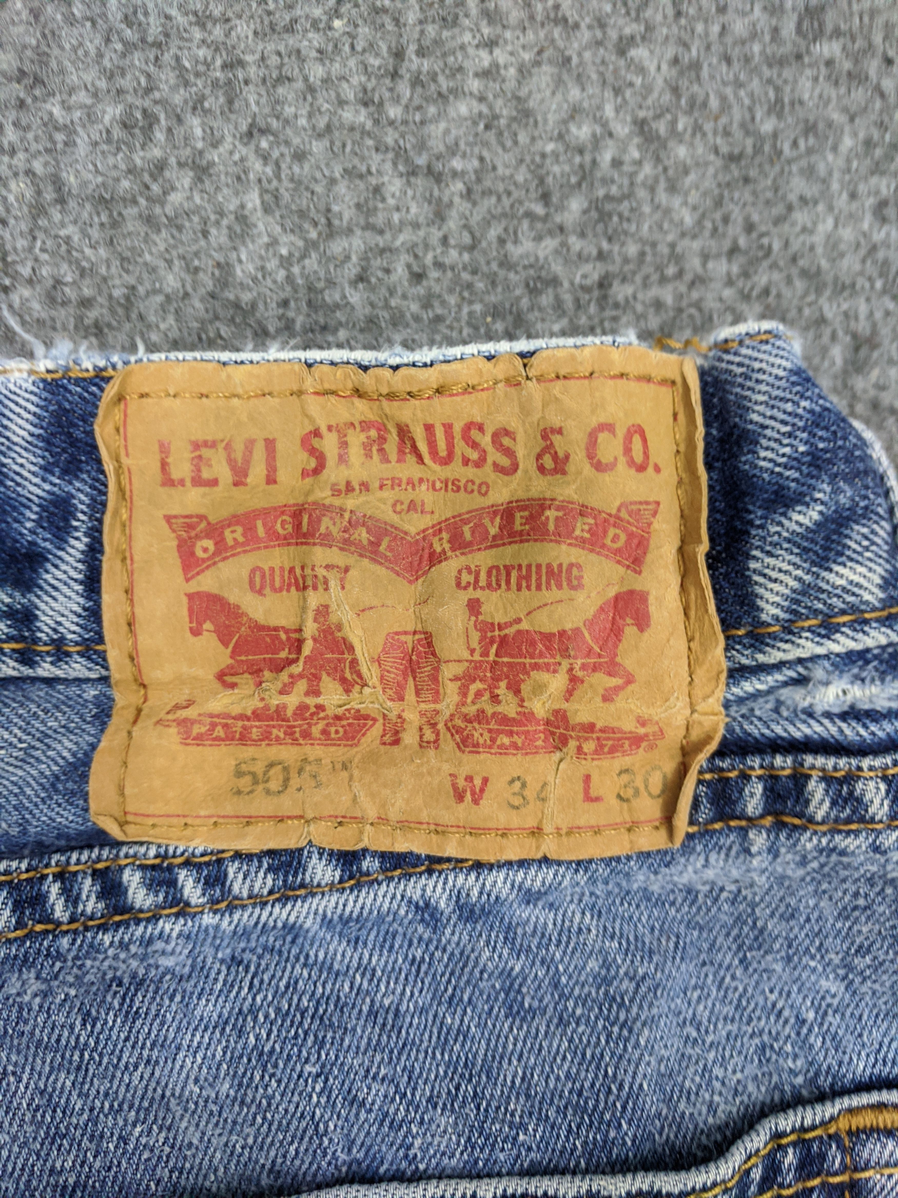 Levi's Vintage Levis 505 Light Wash Jeans DP0886 Size US 33 - 5 Thumbnail
