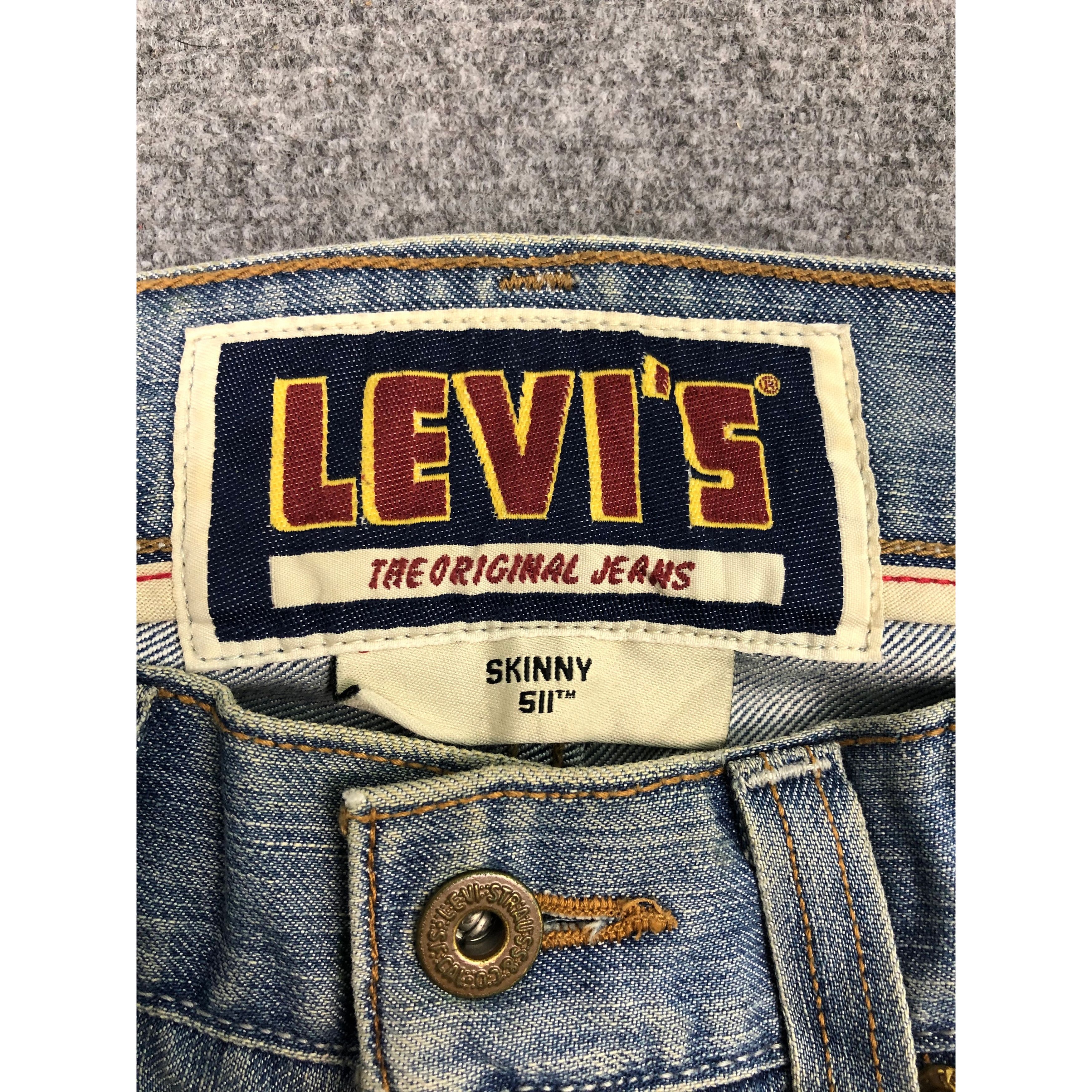 Levi's Vintage Levis 511 Lightwash Jeans DP0544 Size US 33 - 6 Thumbnail