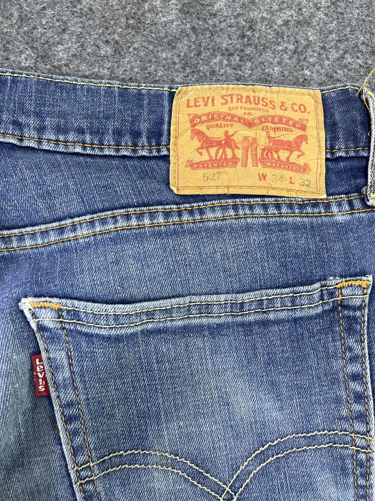 Levi's Vintage Levis 527 Mini Flare Jeans - J842 Size US 36 / EU 52 - 12 Thumbnail