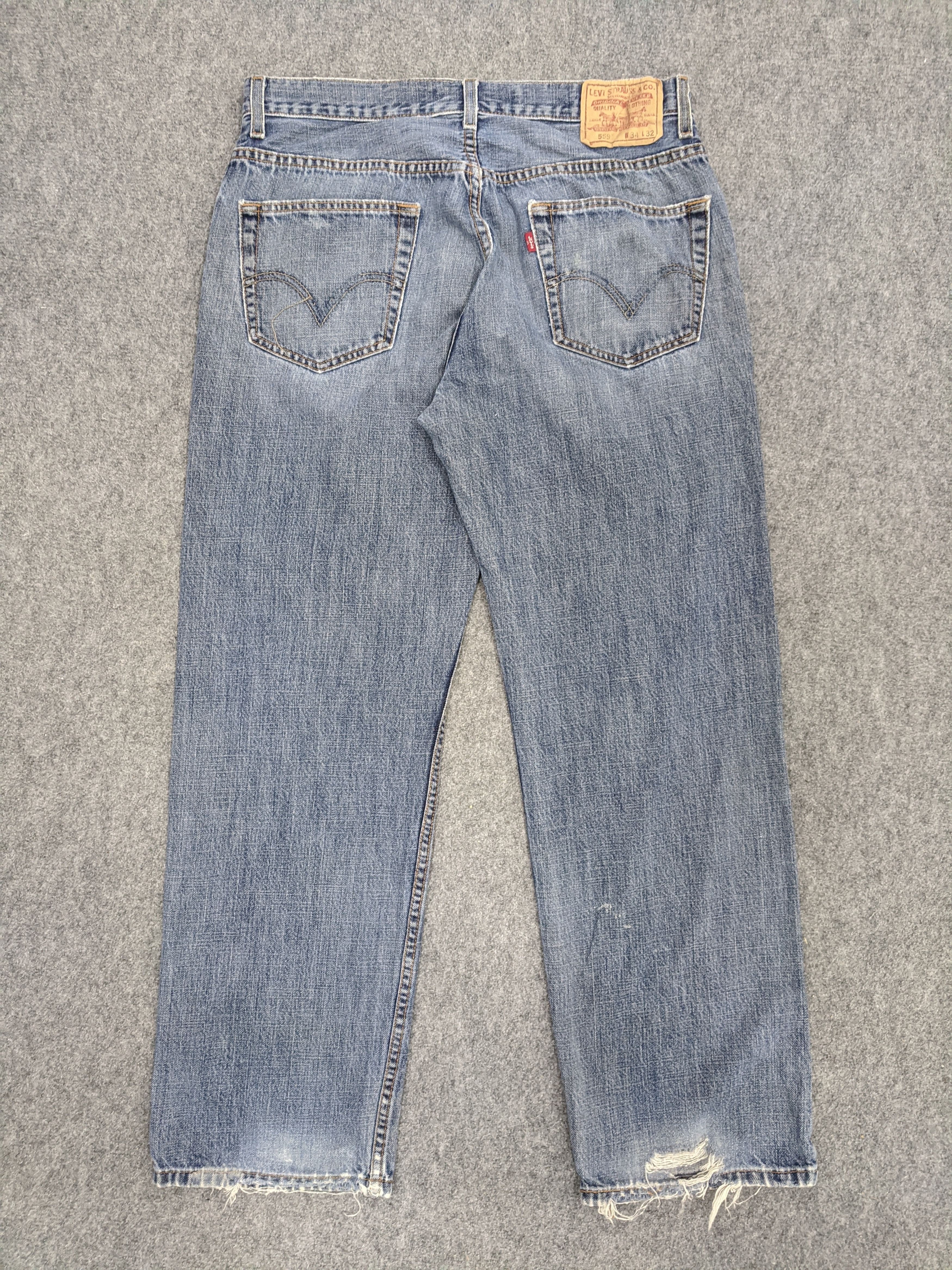 Levi's Vintage Levis 559 Jeans DP0791 Size US 33 - 3 Thumbnail
