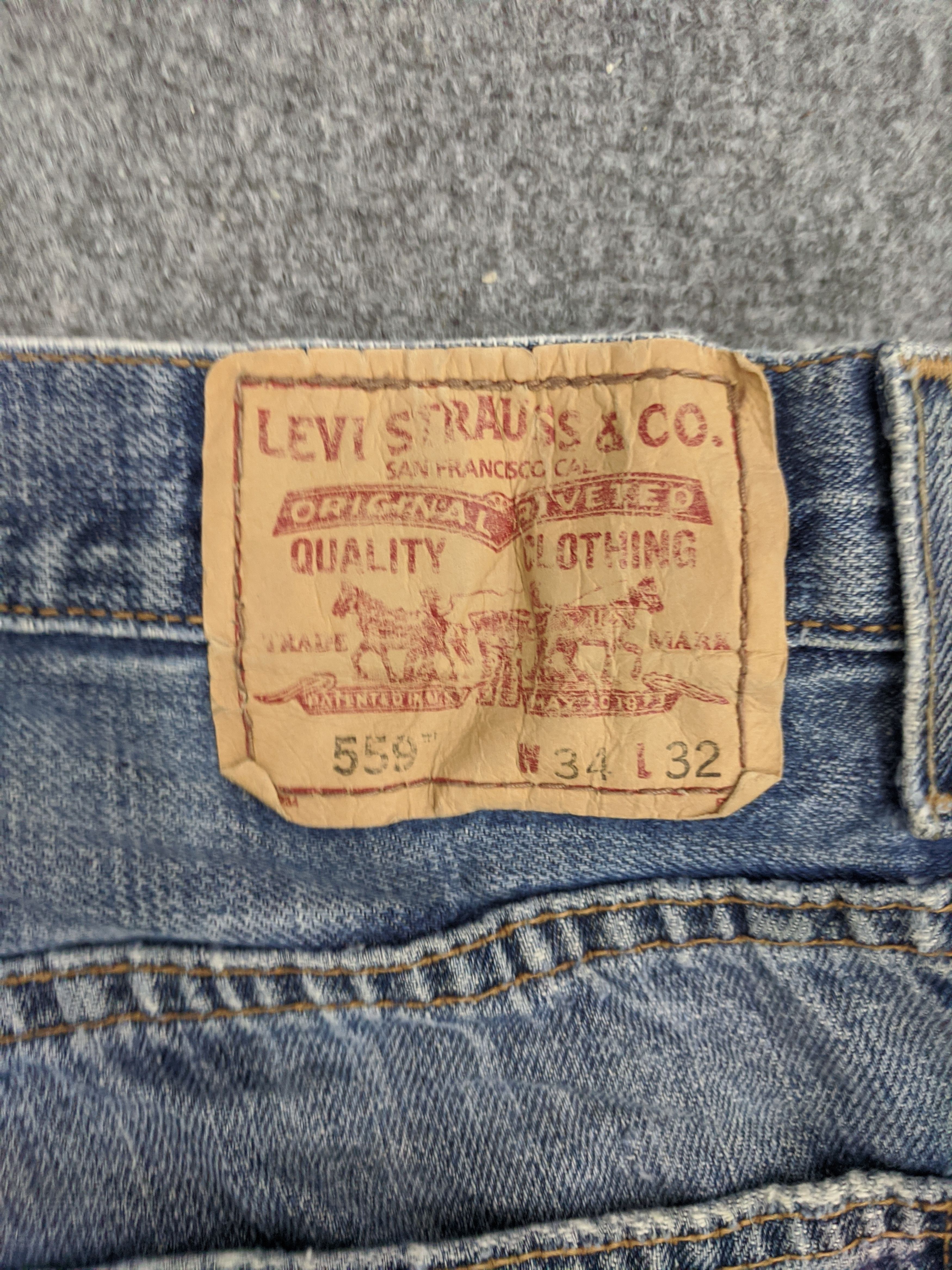 Levi's Vintage Levis 559 Jeans DP0791 Size US 33 - 4 Thumbnail