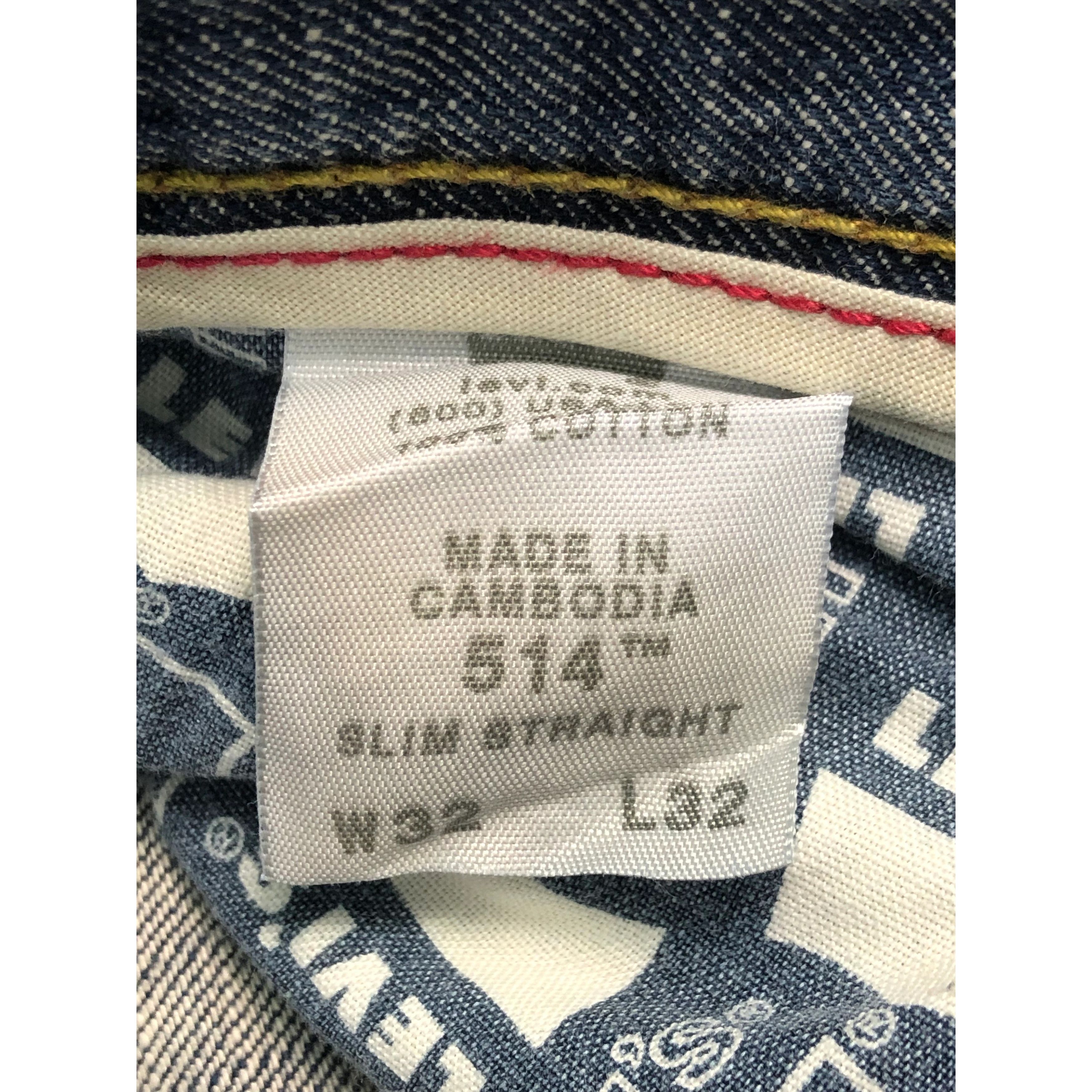 Levi's Vintage Levis 514 Jeans DP0576 Size US 33 - 8 Thumbnail