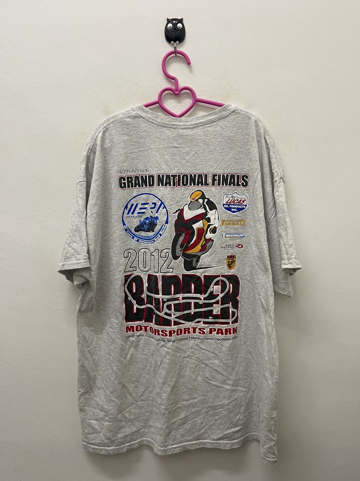 Pirelli Rare Vintage MOTORCYCLE ROAD RACING Barber Michelin Pirelli Size US XL / EU 56 / 4 - 1 Thumbnail