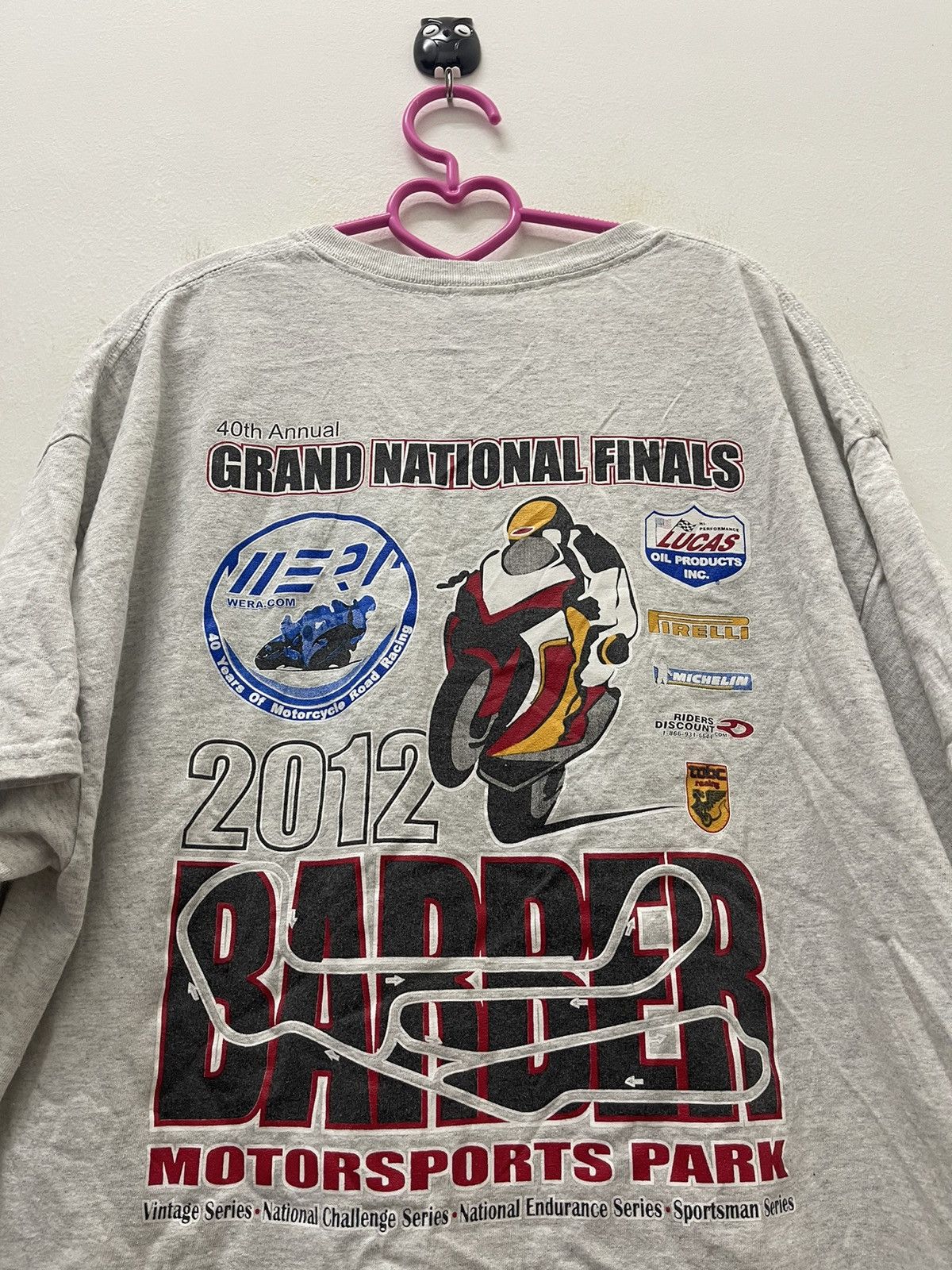 Pirelli Rare Vintage MOTORCYCLE ROAD RACING Barber Michelin Pirelli Size US XL / EU 56 / 4 - 2 Thumbnail