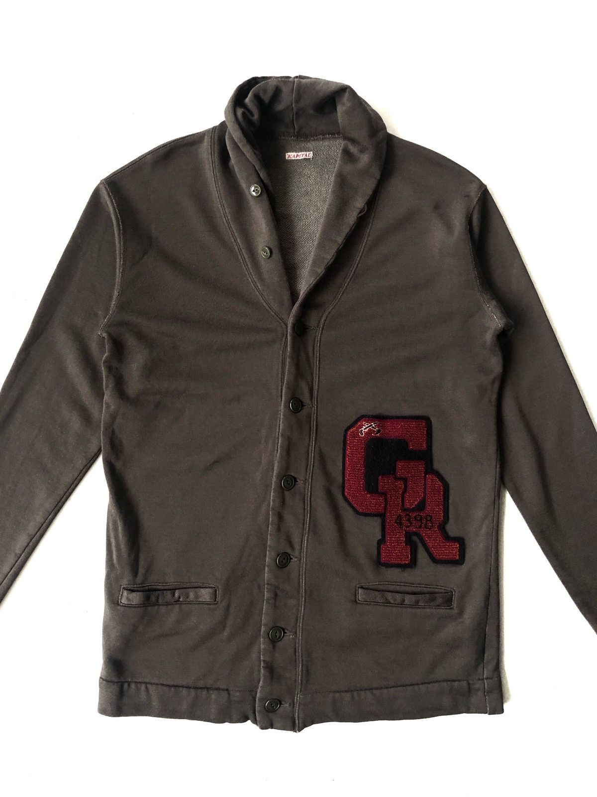 Kapital KAPITAL Kountry Patch Letterman Cardigan Sweater Size US M / EU 48-50 / 2 - 1 Thumbnail