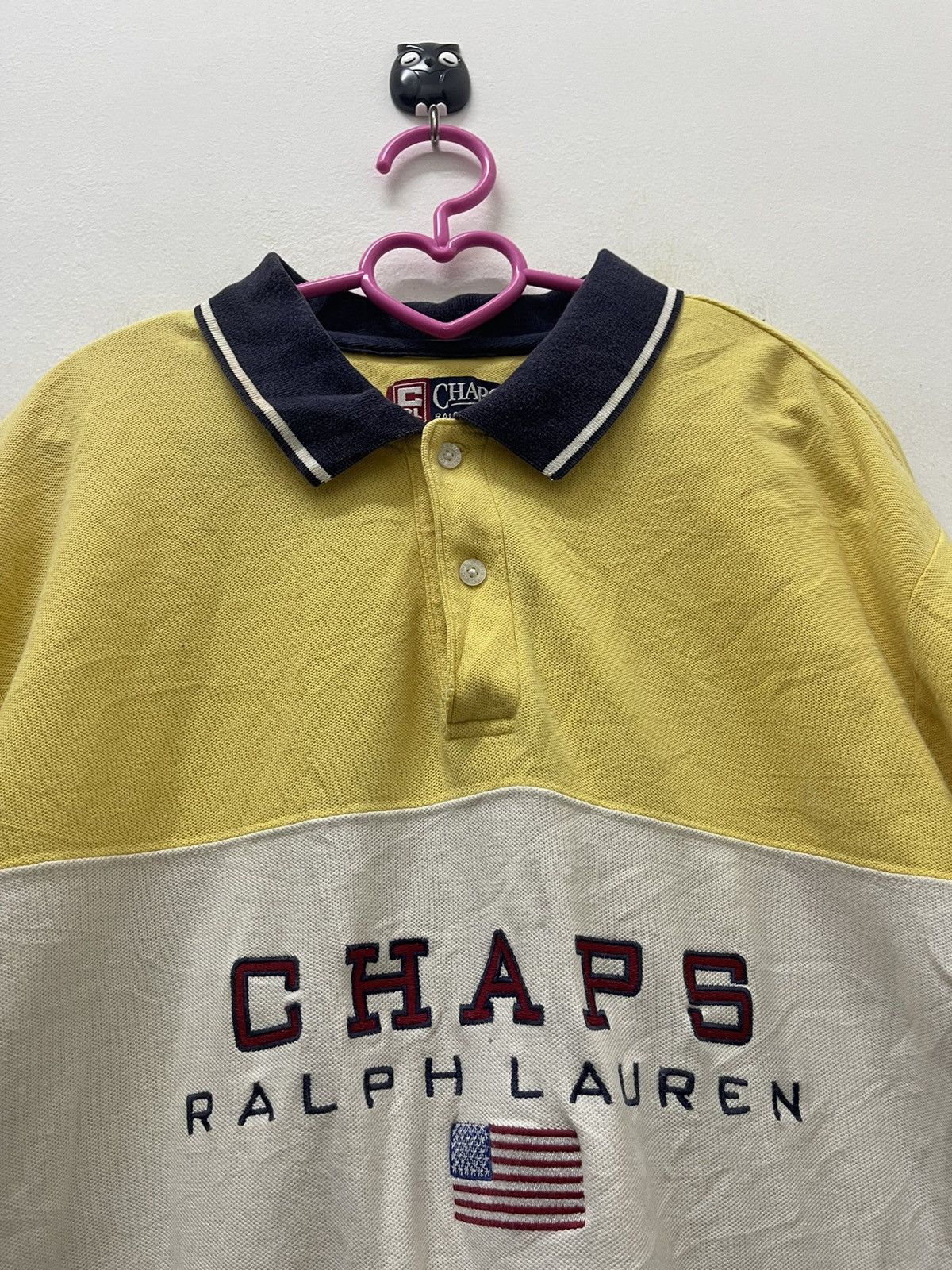 Chaps Ralph Lauren Rare Vintage CHAPS RALPH LAUREN Embroidered Spell Out Size US XL / EU 56 / 4 - 2 Thumbnail
