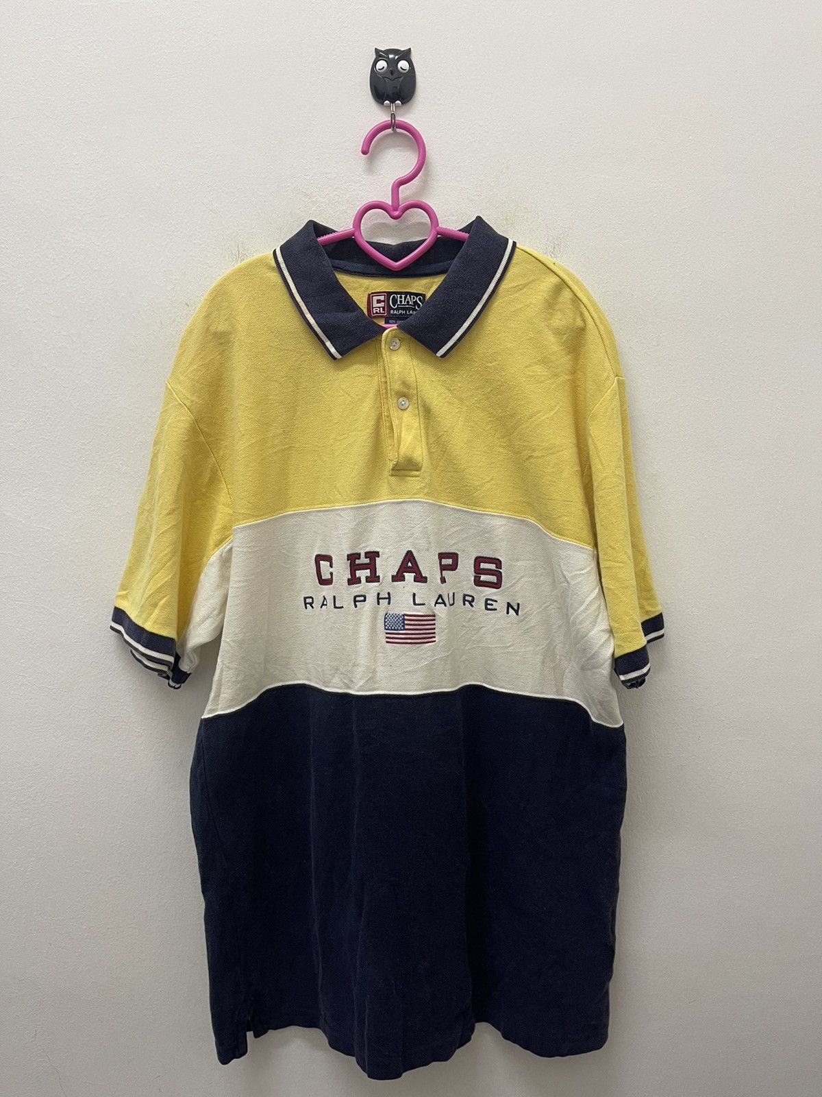 Chaps Ralph Lauren Rare Vintage CHAPS RALPH LAUREN Embroidered Spell Out Size US XL / EU 56 / 4 - 1 Thumbnail