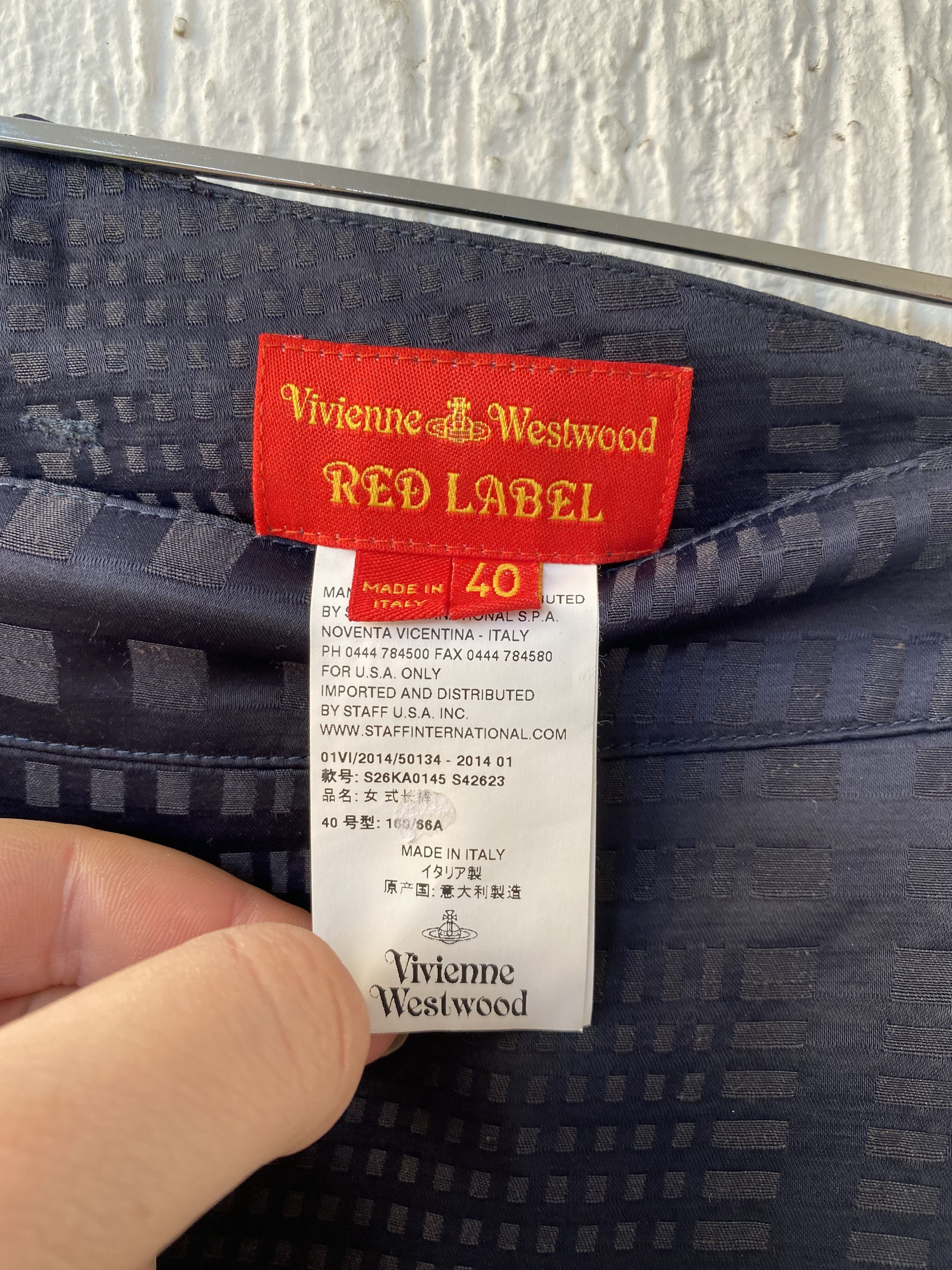 Vivienne Westwood linen blend plaid trousers Size US 30 / EU 46 - 4 Thumbnail