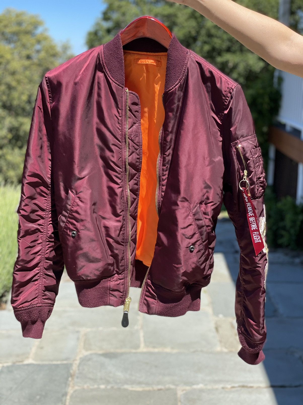 Alpha Industries Floral embroidered bomber Size US M / EU 48-50 / 2 - 1 Thumbnail