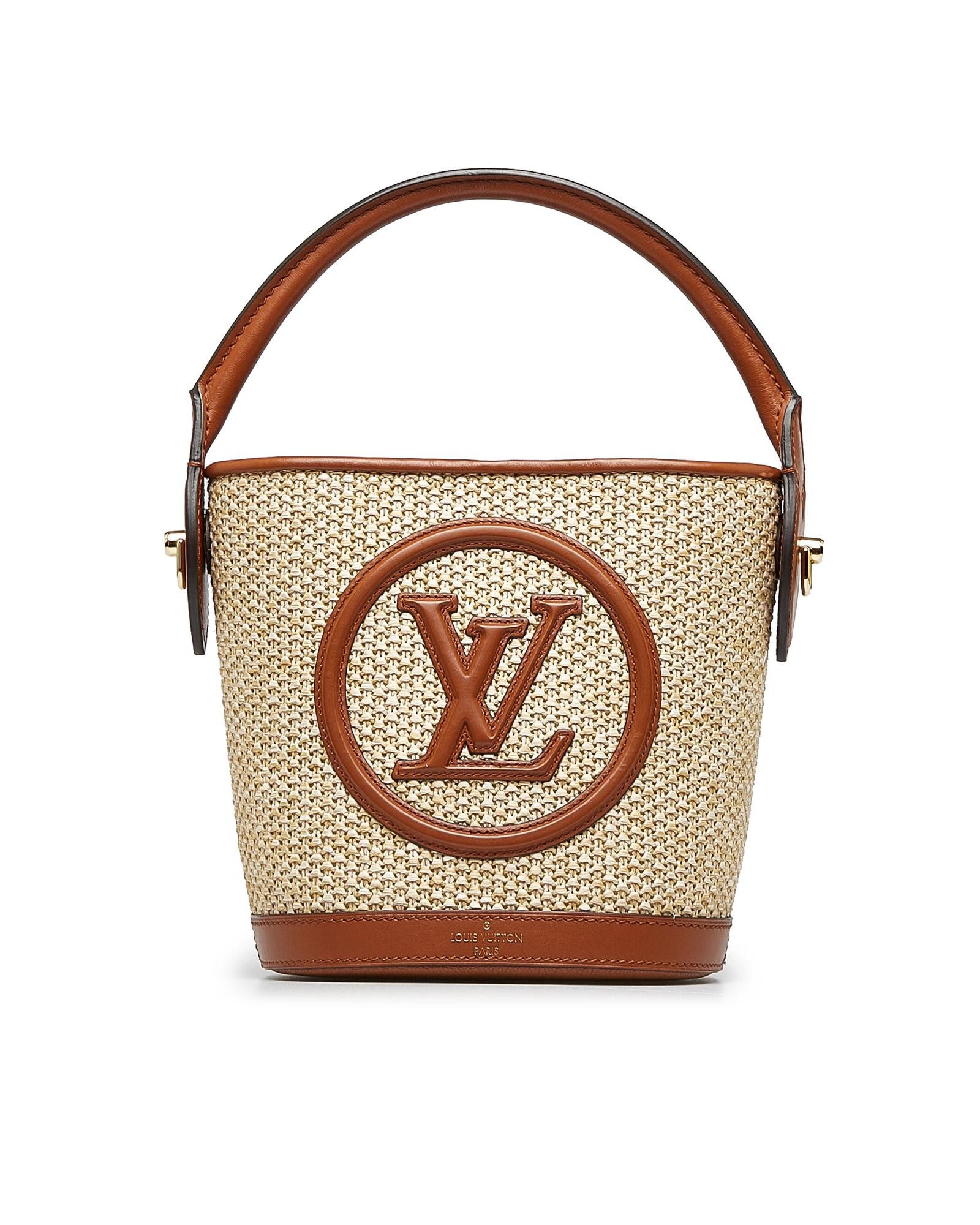 Louis Vuitton Raffia Petit Bucket | Grailed