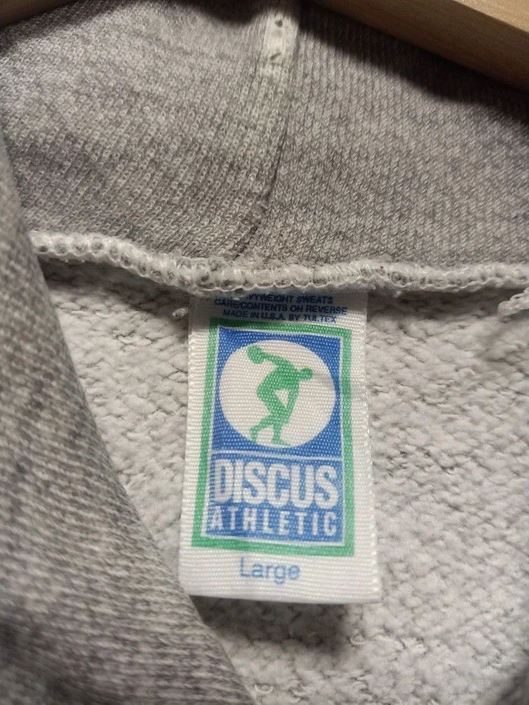 Vintage vintage 90s sweatshirt hoodie discus athletic made in usa Size US M / EU 48-50 / 2 - 4 Thumbnail