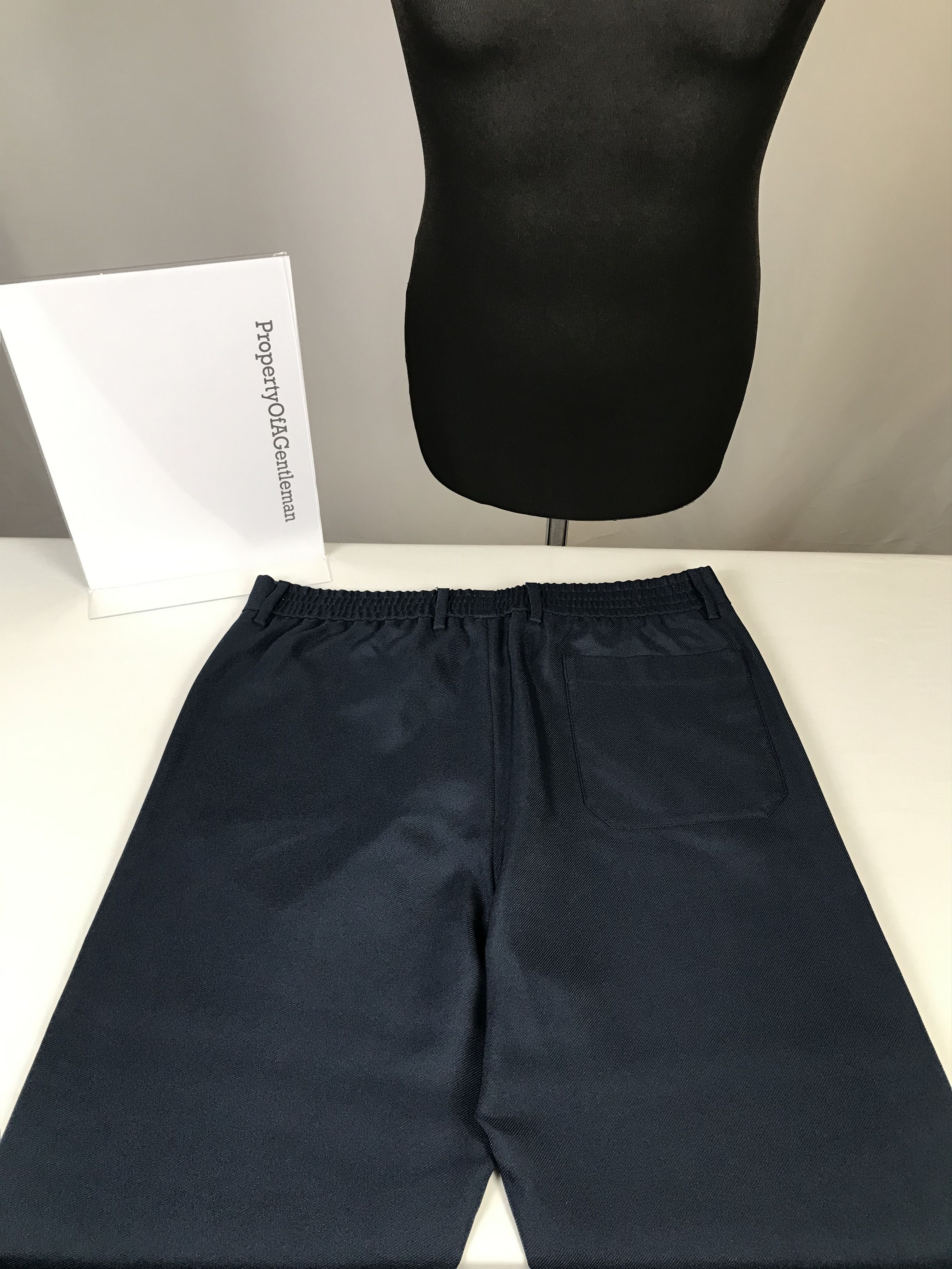 Gucci Gucci Navy Trousers With White Piping On Sides Size US 34 / EU 50 - 4 Thumbnail