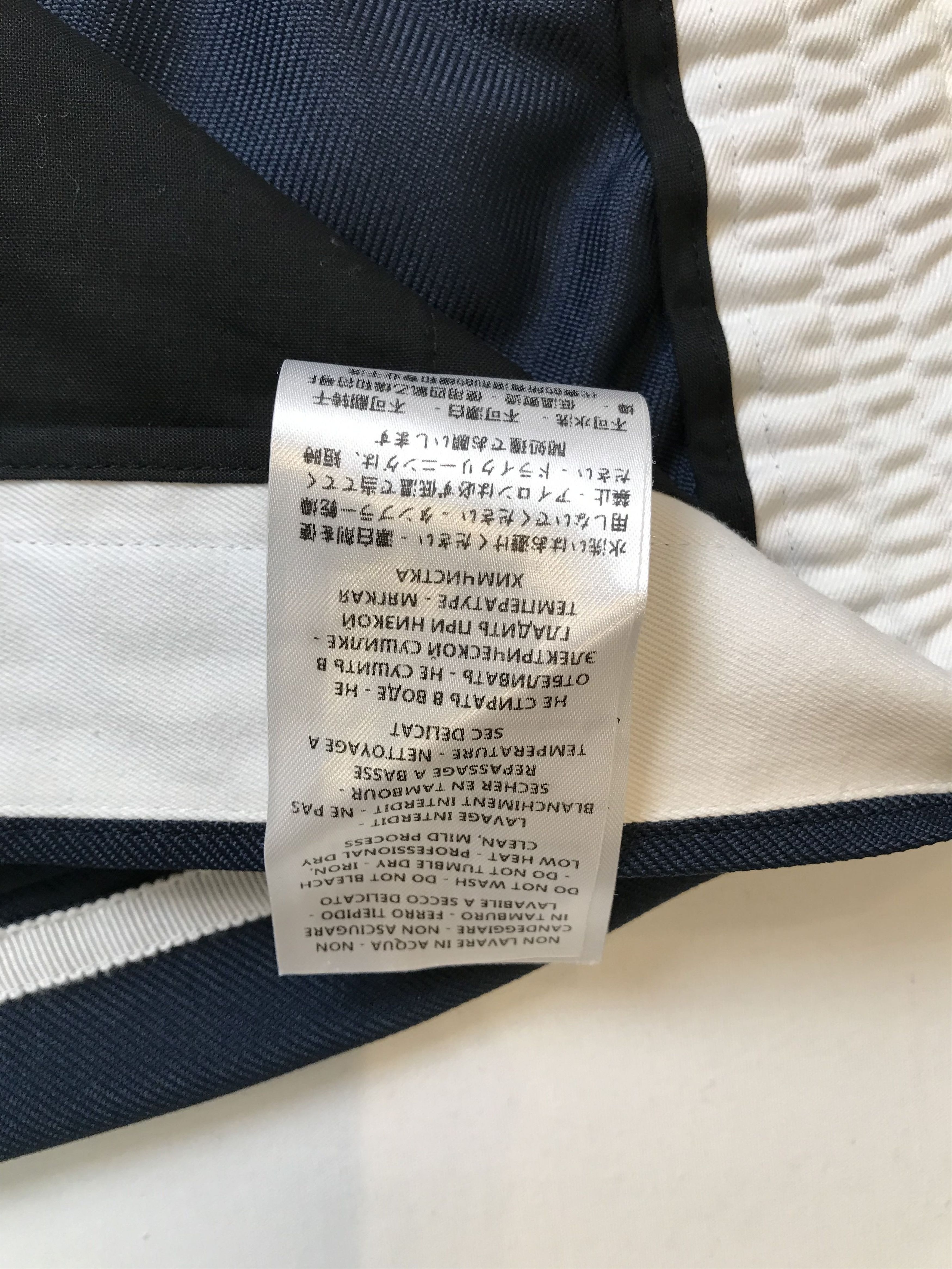 Gucci Gucci Navy Trousers With White Piping On Sides Size US 34 / EU 50 - 8 Thumbnail