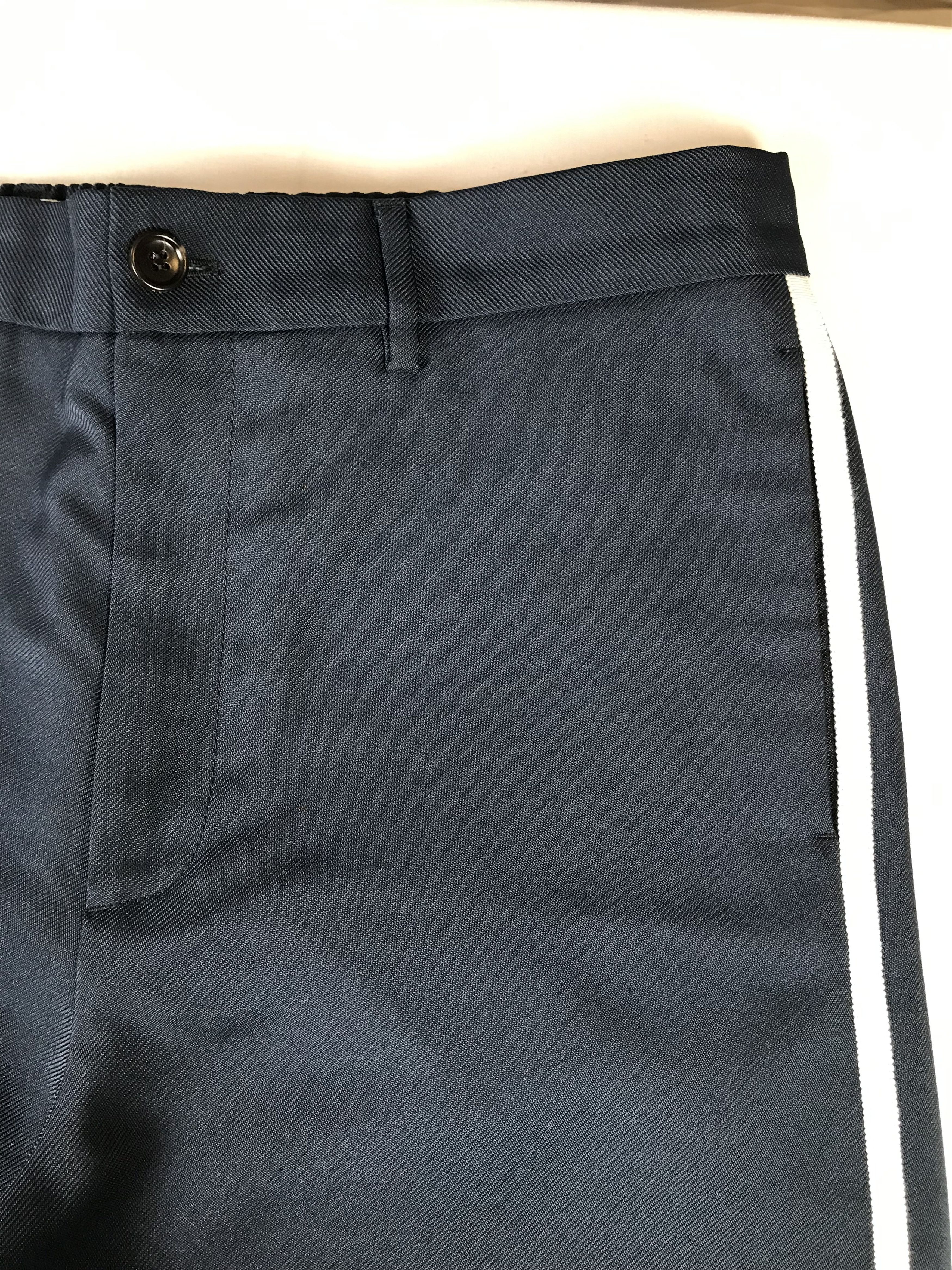 Gucci Gucci Navy Trousers With White Piping On Sides Size US 34 / EU 50 - 11 Thumbnail
