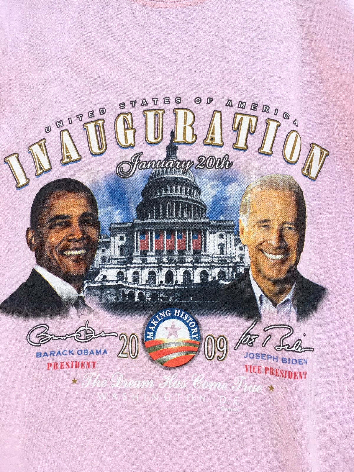 Election Reform Vintage 2009 Joe Biden x Barack Obama Inaugaration Tee Size US S / EU 44-46 / 1 - 5 Thumbnail