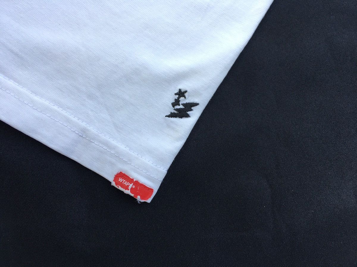 Wtaps Rare WTAPS Tetsu Nishiyama Big Spellout White Tshirt Size US S / EU 44-46 / 1 - 18 Thumbnail