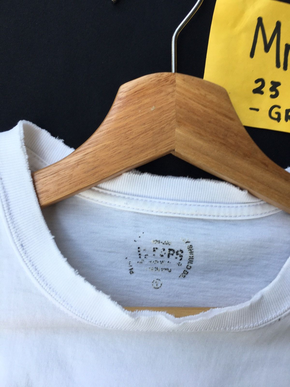 Wtaps Rare WTAPS Tetsu Nishiyama Big Spellout White Tshirt Size US S / EU 44-46 / 1 - 20 Thumbnail