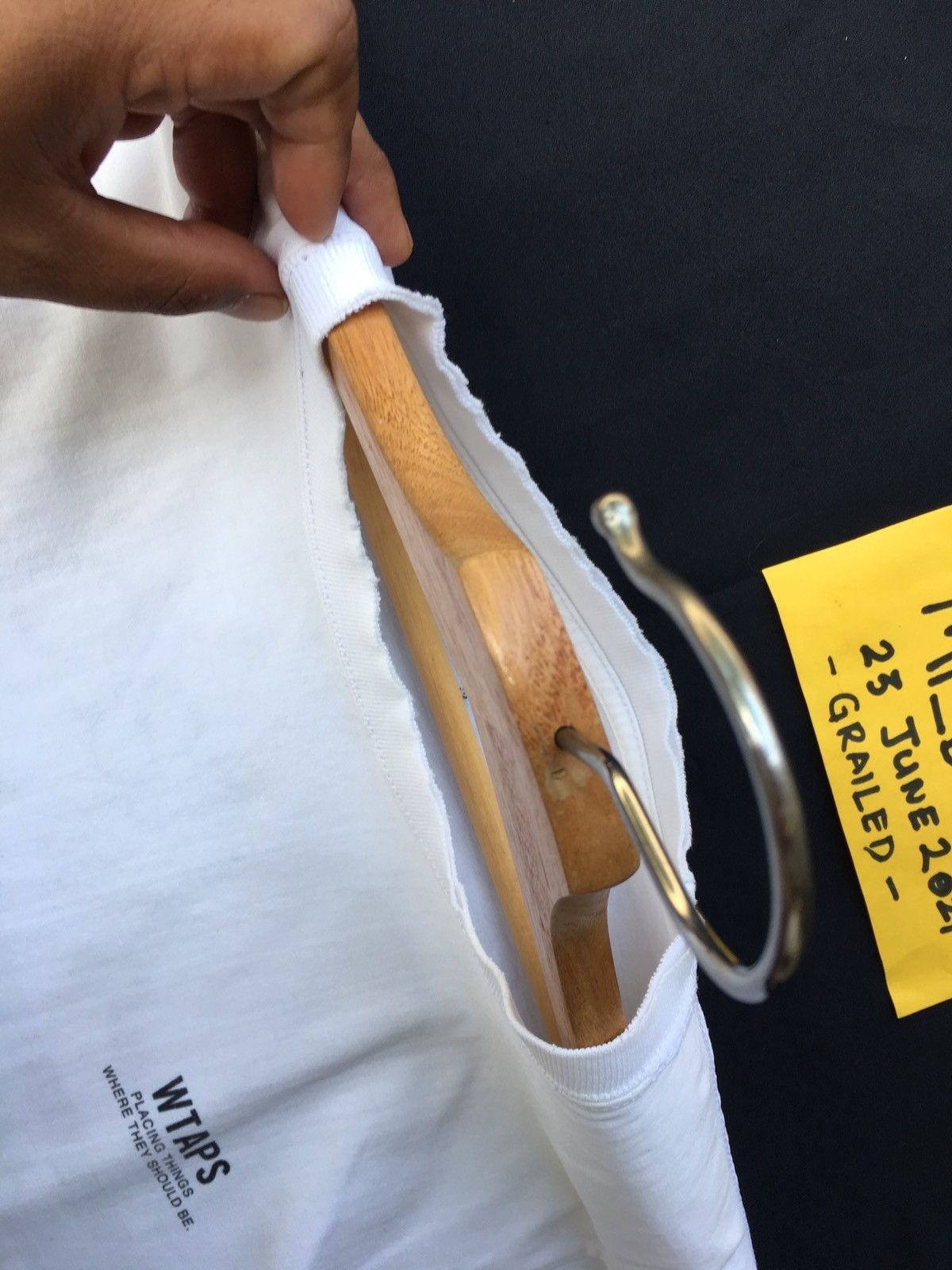 Wtaps Rare WTAPS Tetsu Nishiyama Big Spellout White Tshirt Size US S / EU 44-46 / 1 - 21 Thumbnail