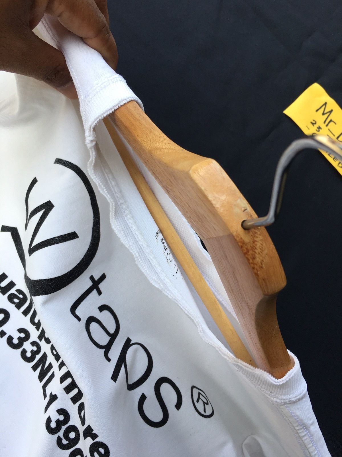 Wtaps Rare WTAPS Tetsu Nishiyama Big Spellout White Tshirt Size US S / EU 44-46 / 1 - 13 Thumbnail