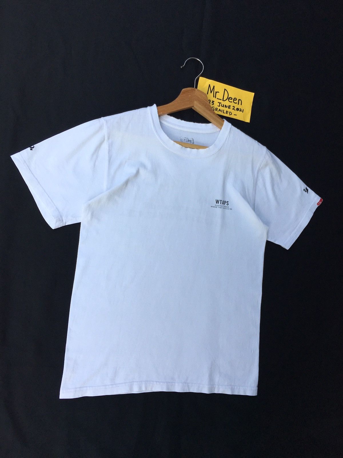 Wtaps Rare WTAPS Tetsu Nishiyama Big Spellout White Tshirt Size US S / EU 44-46 / 1 - 15 Thumbnail