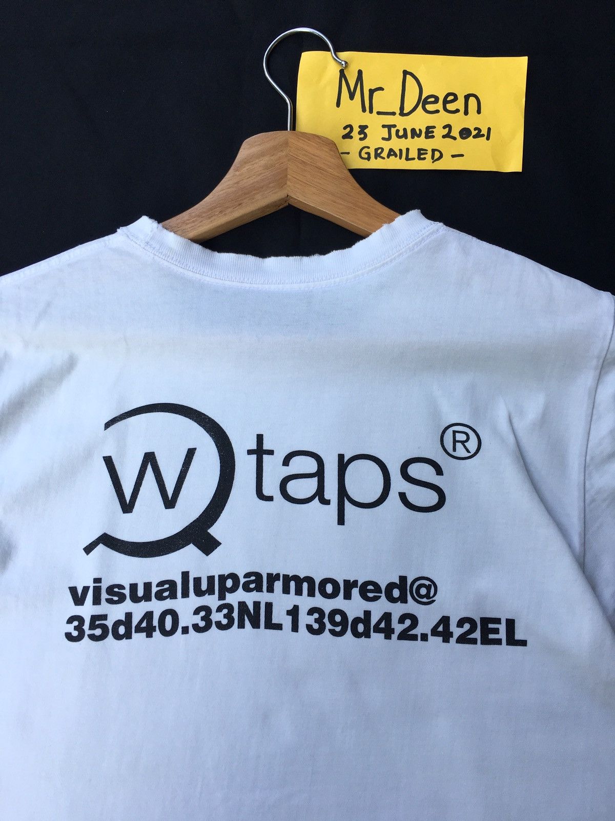 Wtaps Rare WTAPS Tetsu Nishiyama Big Spellout White Tshirt Size US S / EU 44-46 / 1 - 1 Thumbnail
