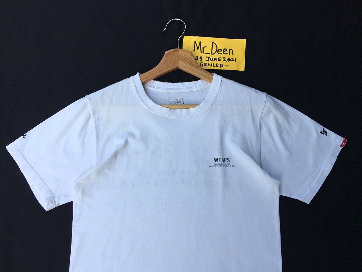 Wtaps Rare WTAPS Tetsu Nishiyama Big Spellout White Tshirt Size US S / EU 44-46 / 1 - 17 Thumbnail