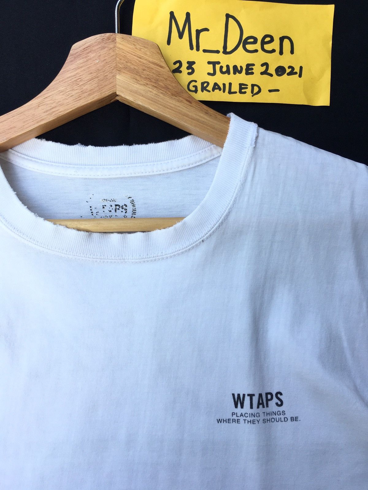 Wtaps Rare WTAPS Tetsu Nishiyama Big Spellout White Tshirt Size US S / EU 44-46 / 1 - 19 Thumbnail