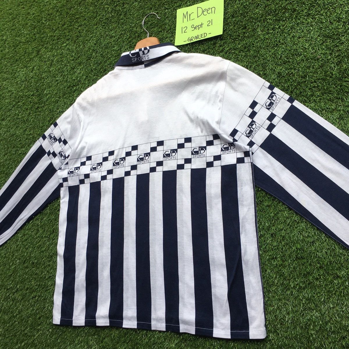 Christian Dior Monsieur Rare Vintage Christian Dior Sport Spellout Polo Shirt Size US M / EU 48-50 / 2 - 18 Thumbnail