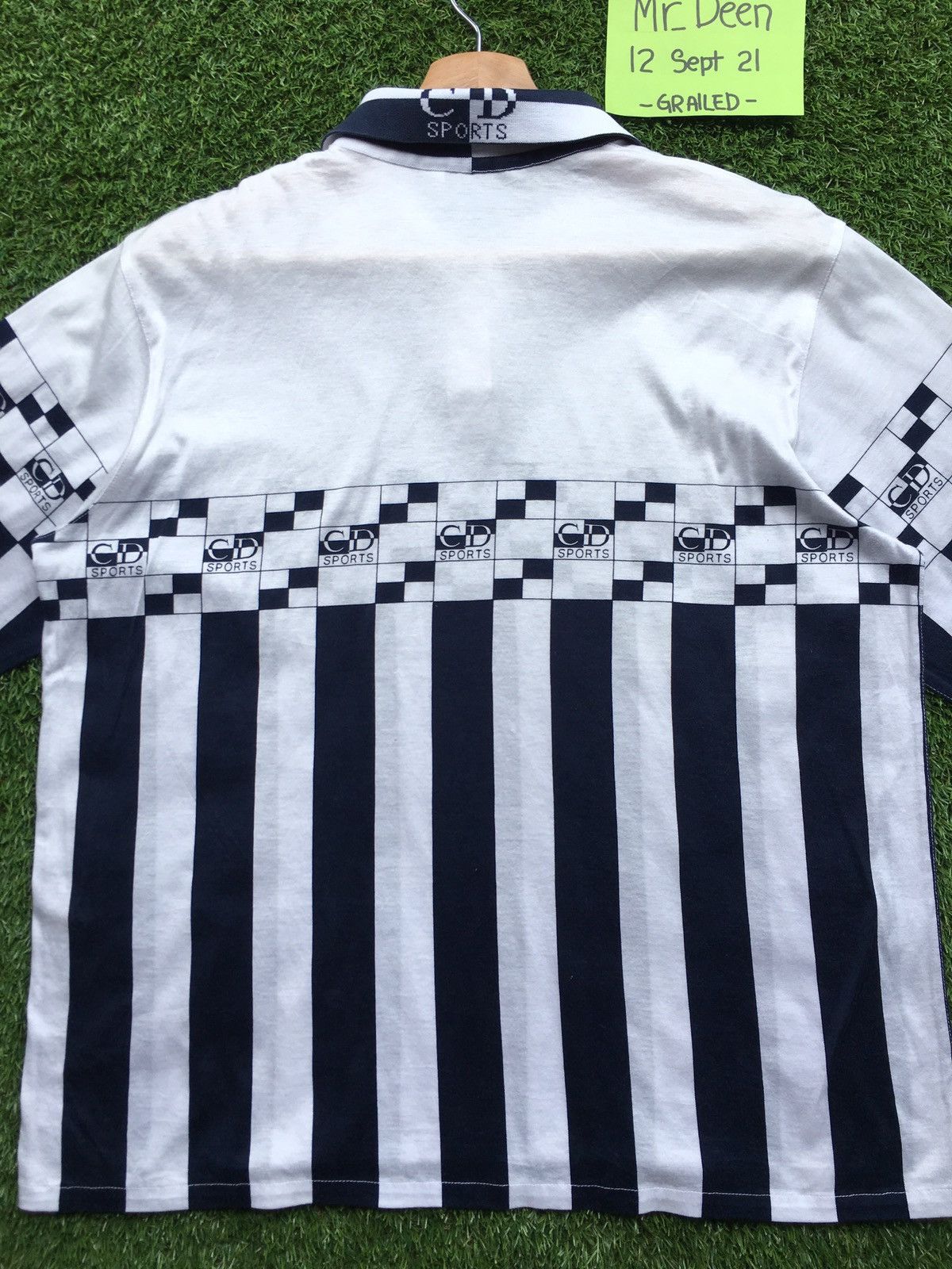 Christian Dior Monsieur Rare Vintage Christian Dior Sport Spellout Polo Shirt Size US M / EU 48-50 / 2 - 22 Thumbnail