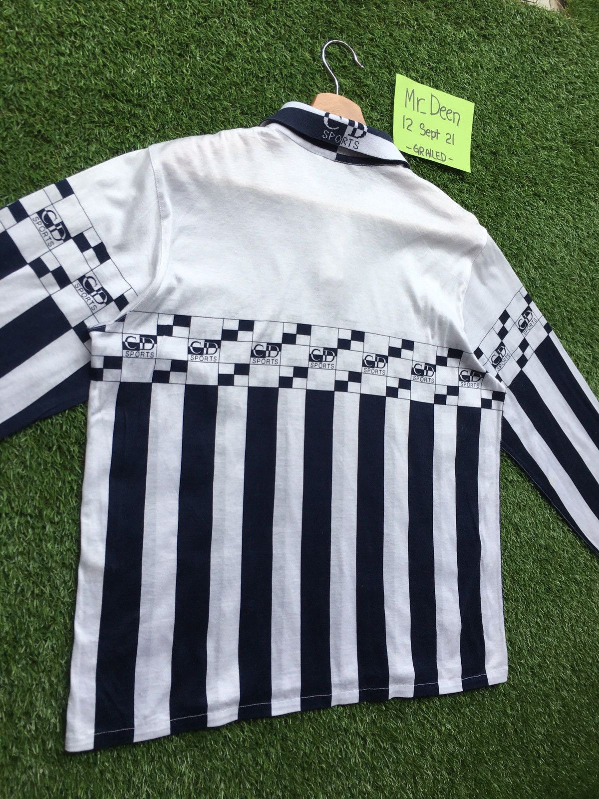 Christian Dior Monsieur Rare Vintage Christian Dior Sport Spellout Polo Shirt Size US M / EU 48-50 / 2 - 20 Thumbnail