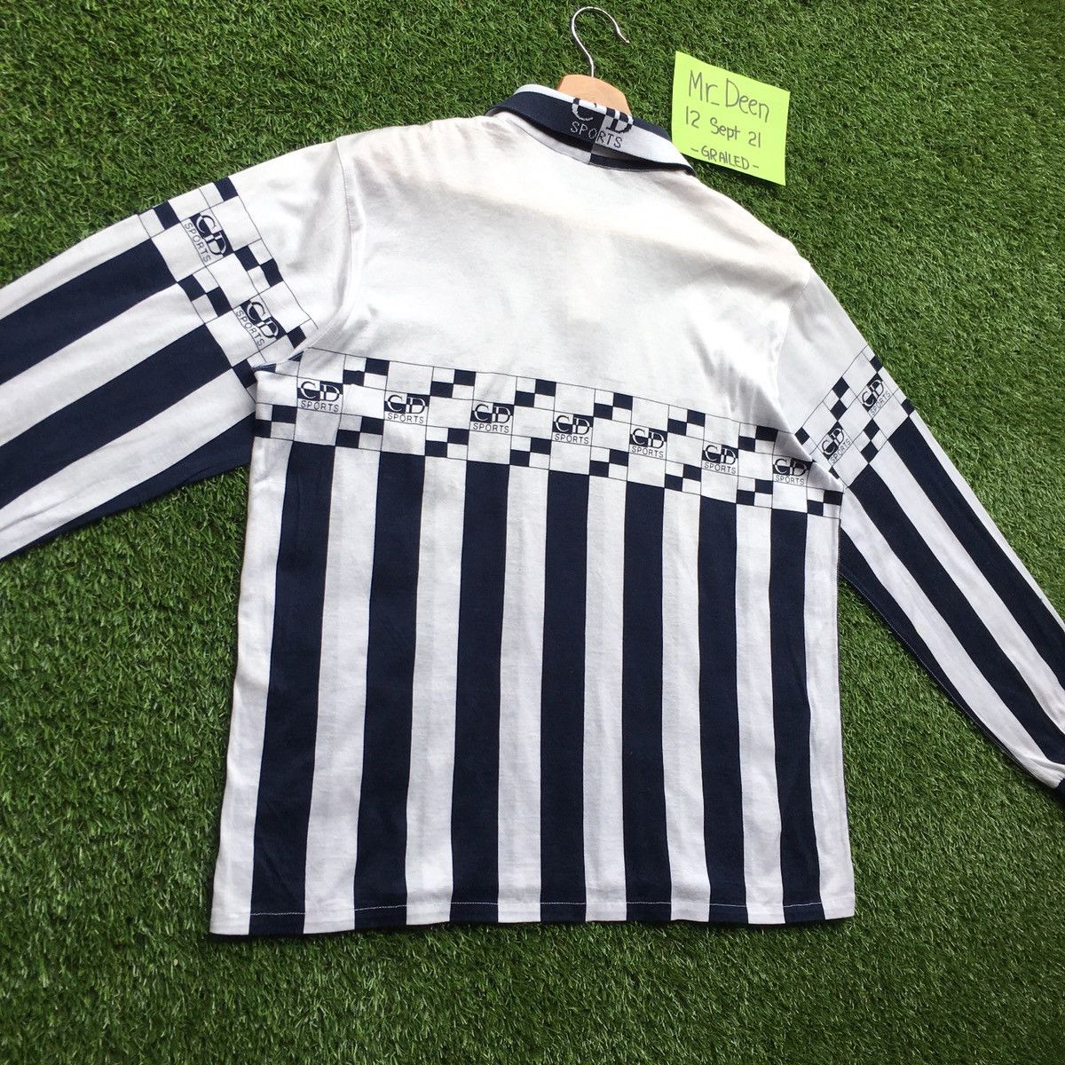 Christian Dior Monsieur Rare Vintage Christian Dior Sport Spellout Polo Shirt Size US M / EU 48-50 / 2 - 17 Thumbnail