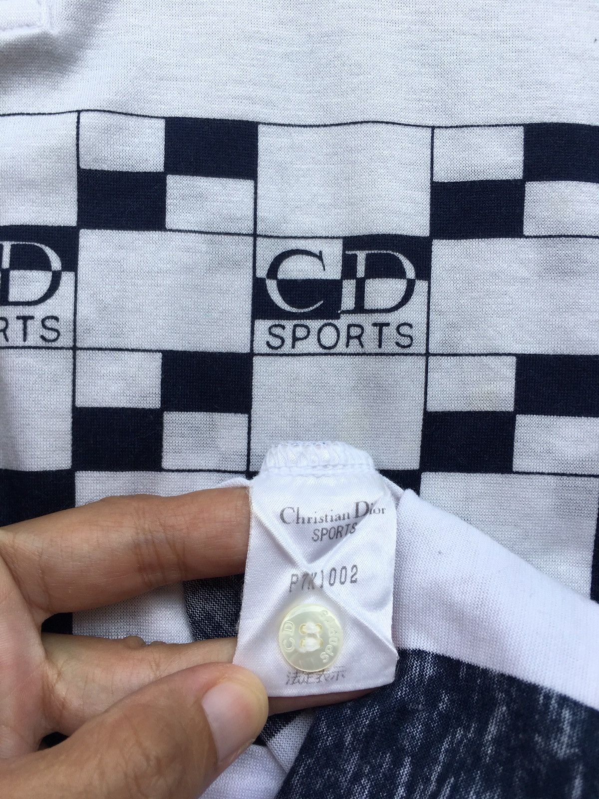 Christian Dior Monsieur Rare Vintage Christian Dior Sport Spellout Polo Shirt Size US M / EU 48-50 / 2 - 13 Thumbnail