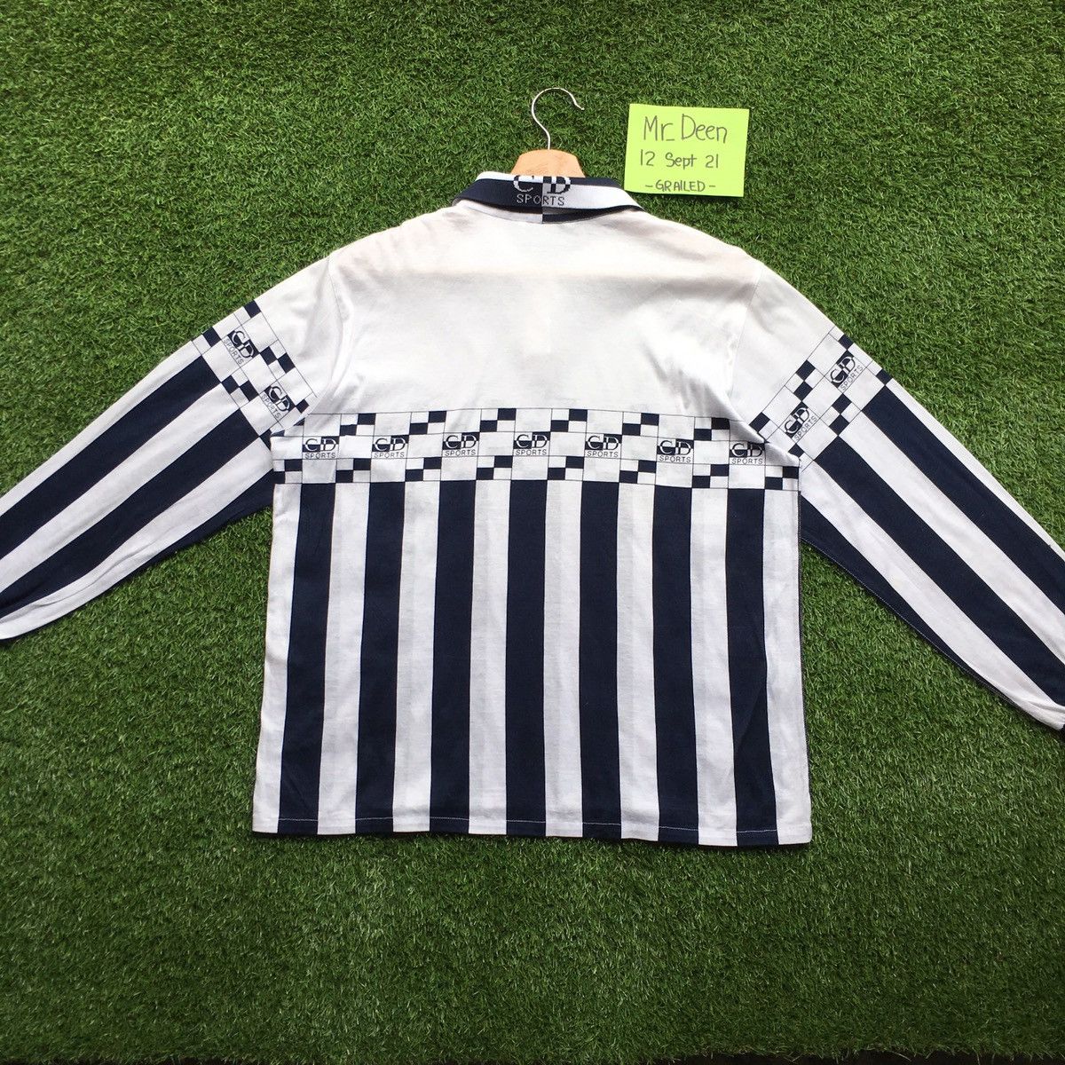 Christian Dior Monsieur Rare Vintage Christian Dior Sport Spellout Polo Shirt Size US M / EU 48-50 / 2 - 16 Thumbnail
