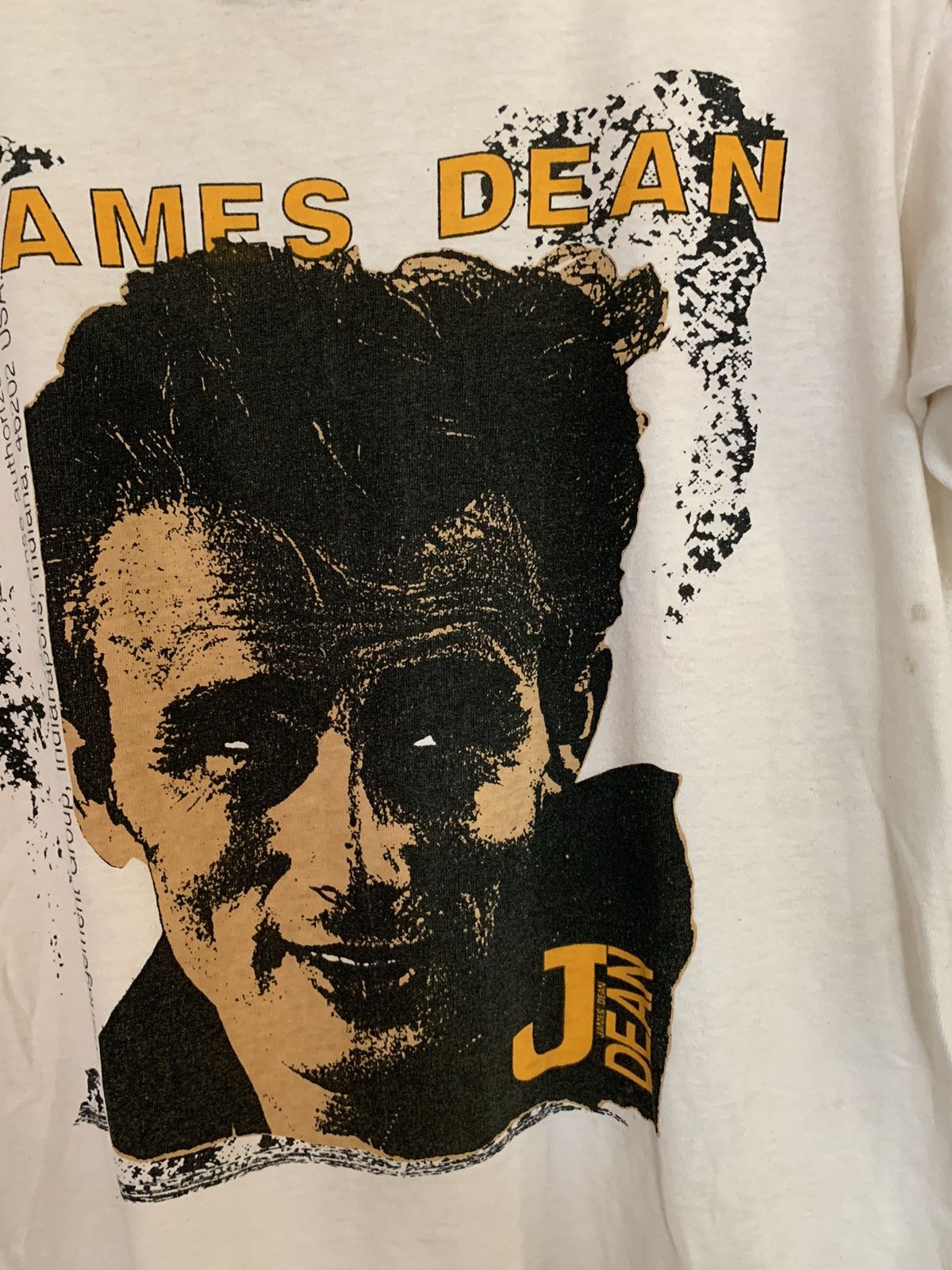 Band Tees 1993 JAMES DEAN BIG FACE SHIRT RARE Size US M / EU 48-50 / 2 - 3 Thumbnail